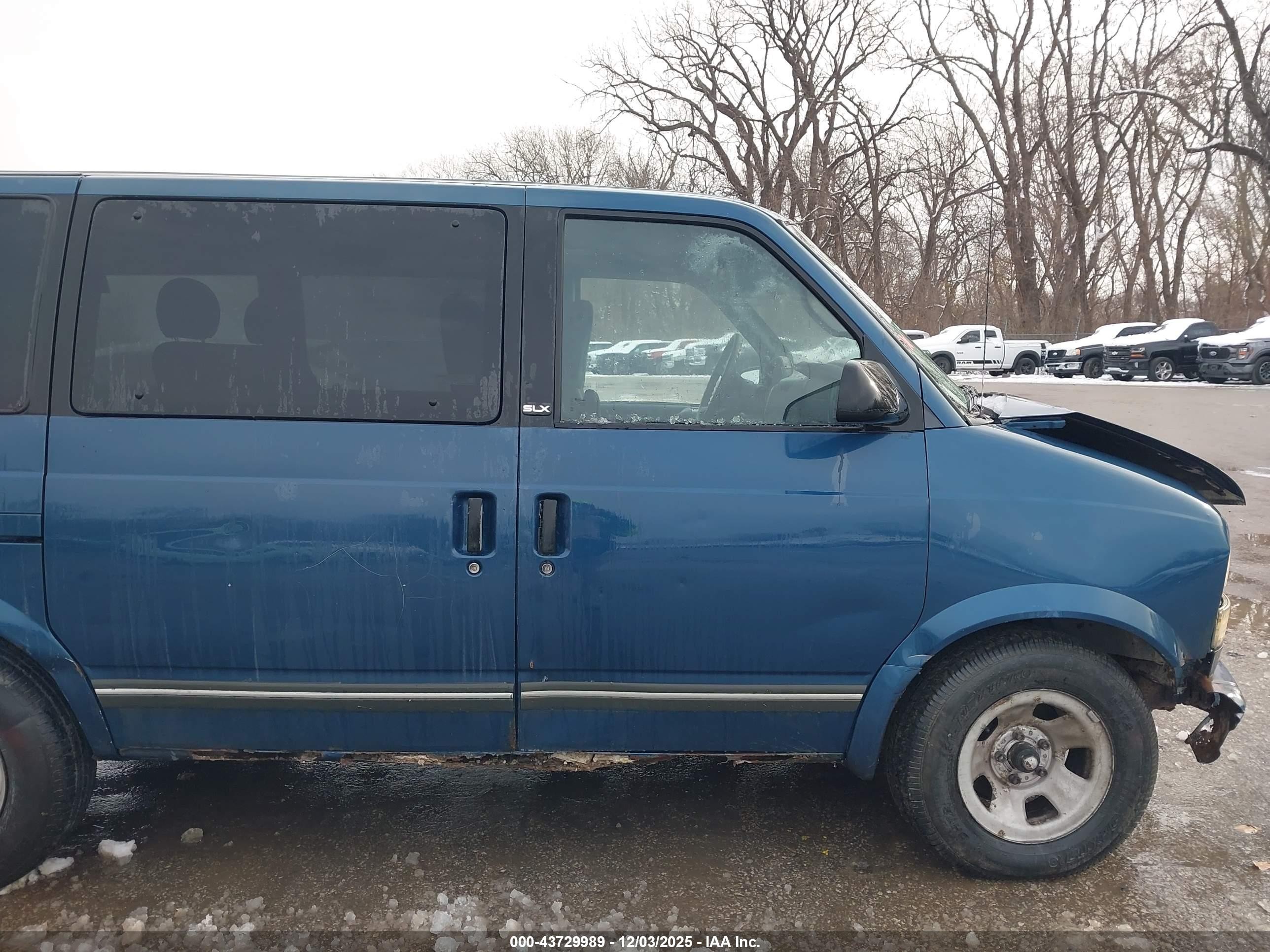 1998 Gmc Safari Sle Blue vin: 1GKDM19W9WB537468