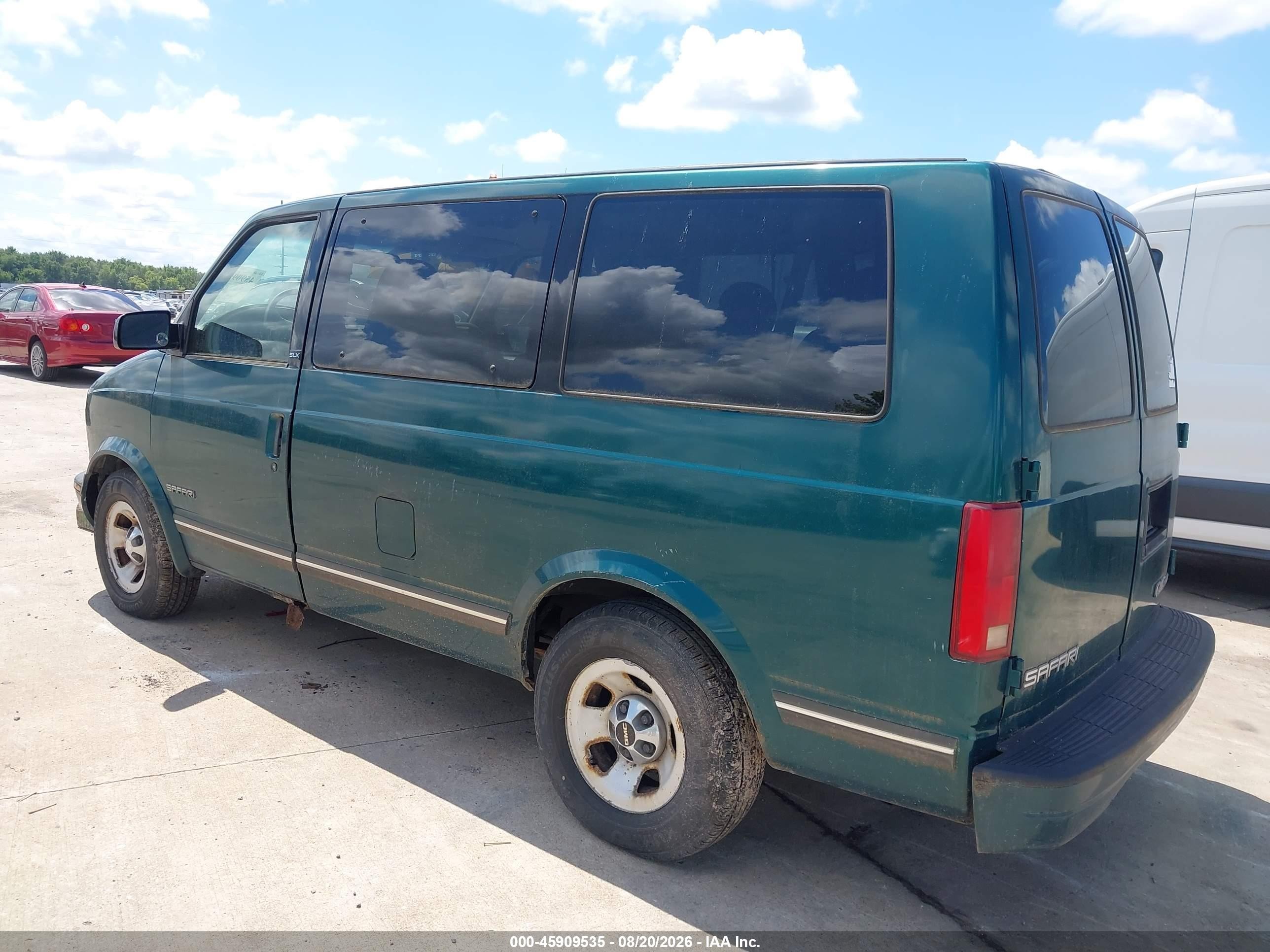 1997 Gmc Safari Passenger Slx Cmi Зеленый vin: 1GKDM19WXVB543598
