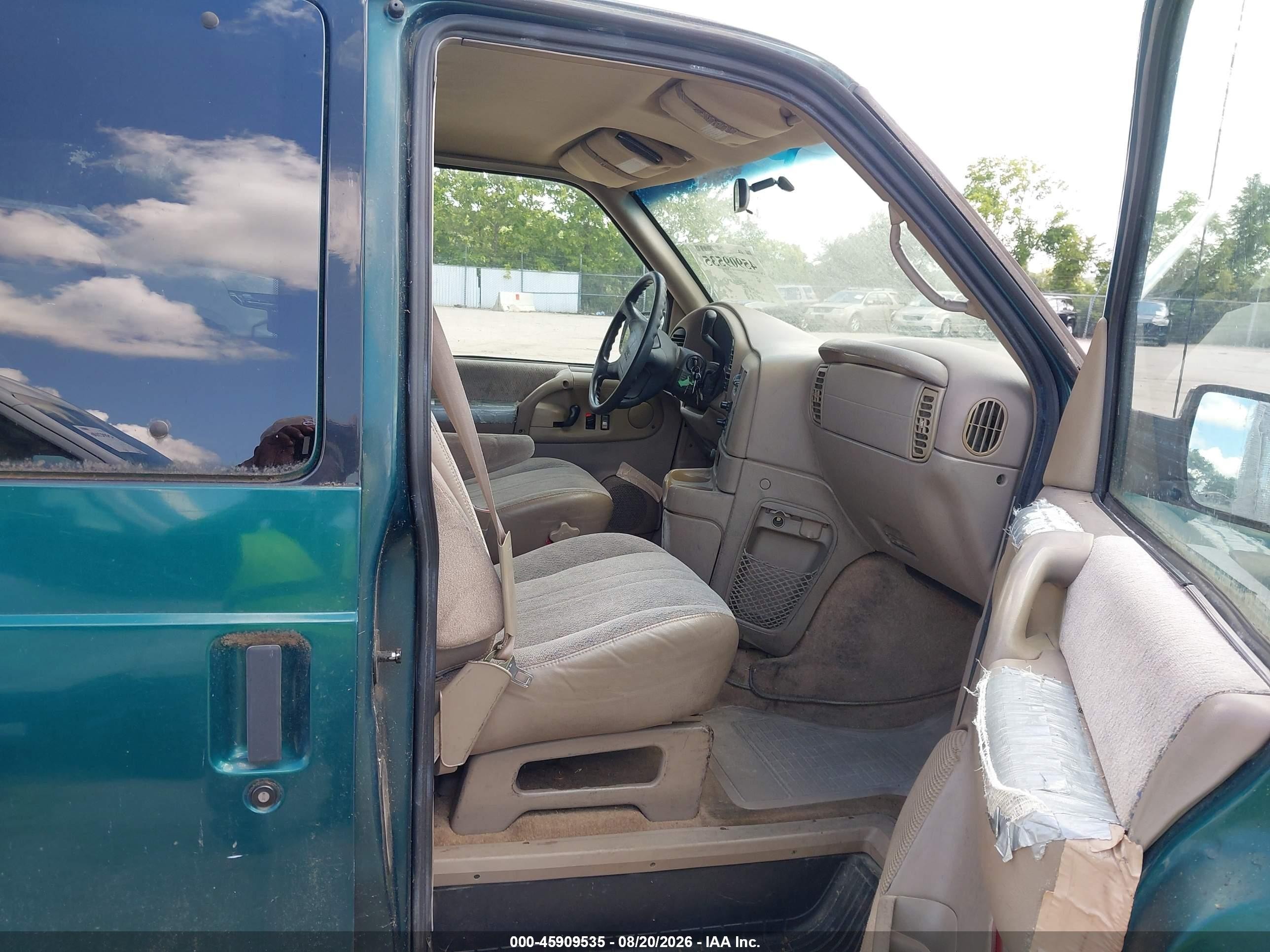 1997 Gmc Safari Passenger Slx Cmi Зеленый vin: 1GKDM19WXVB543598