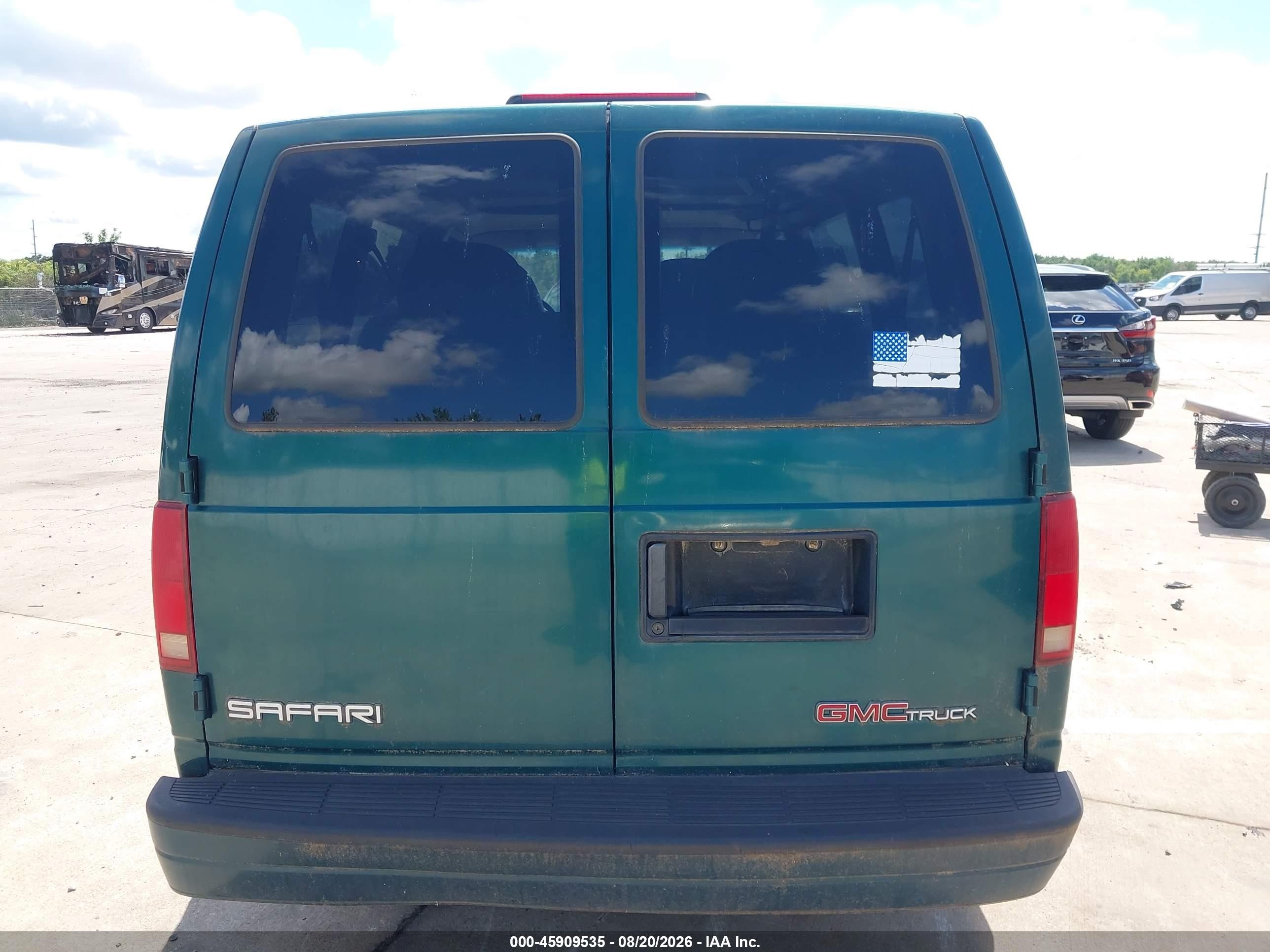 1997 Gmc Safari Passenger Slx Cmi Зеленый vin: 1GKDM19WXVB543598