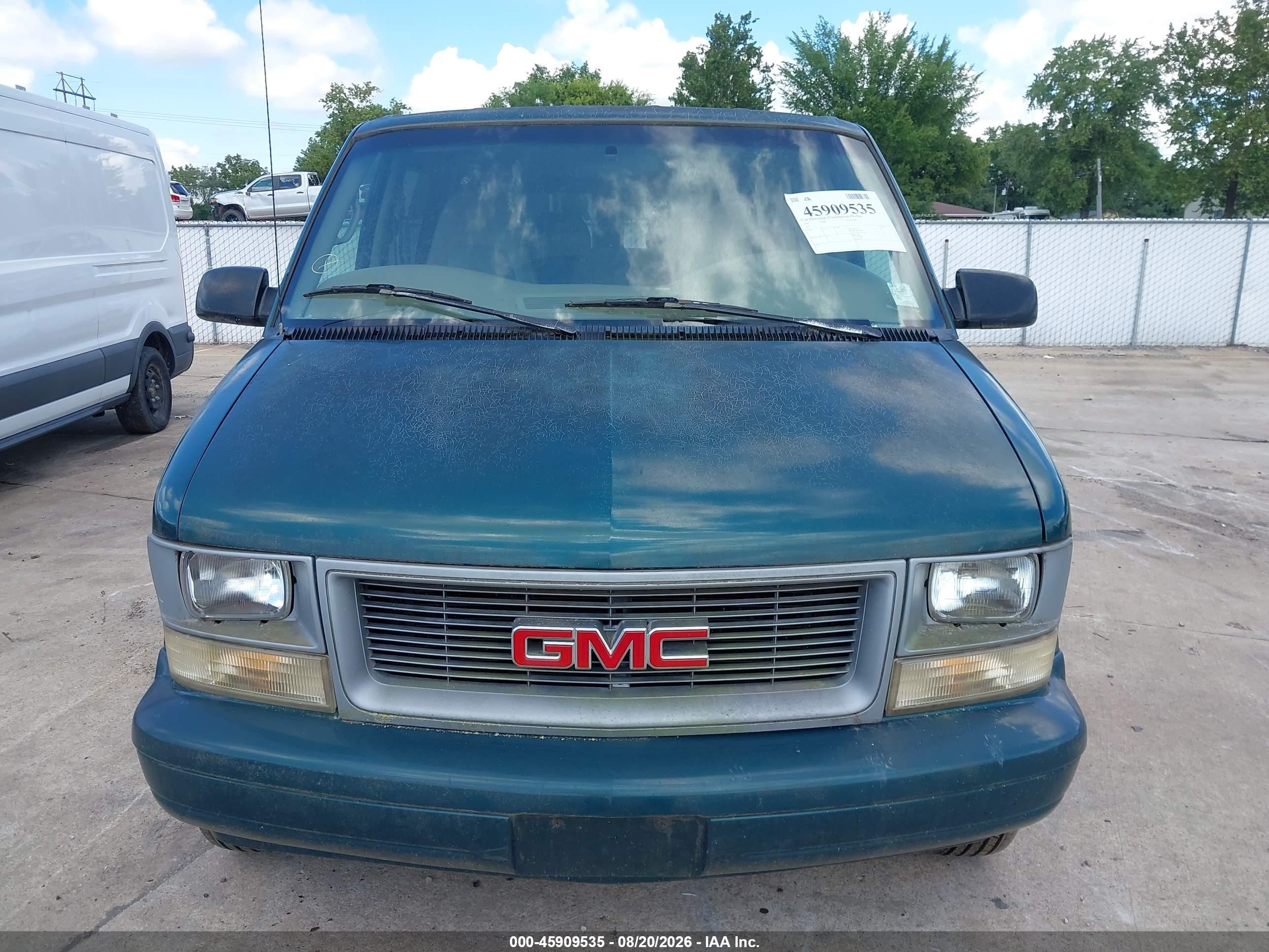 1997 Gmc Safari Passenger Slx Cmi Зеленый vin: 1GKDM19WXVB543598