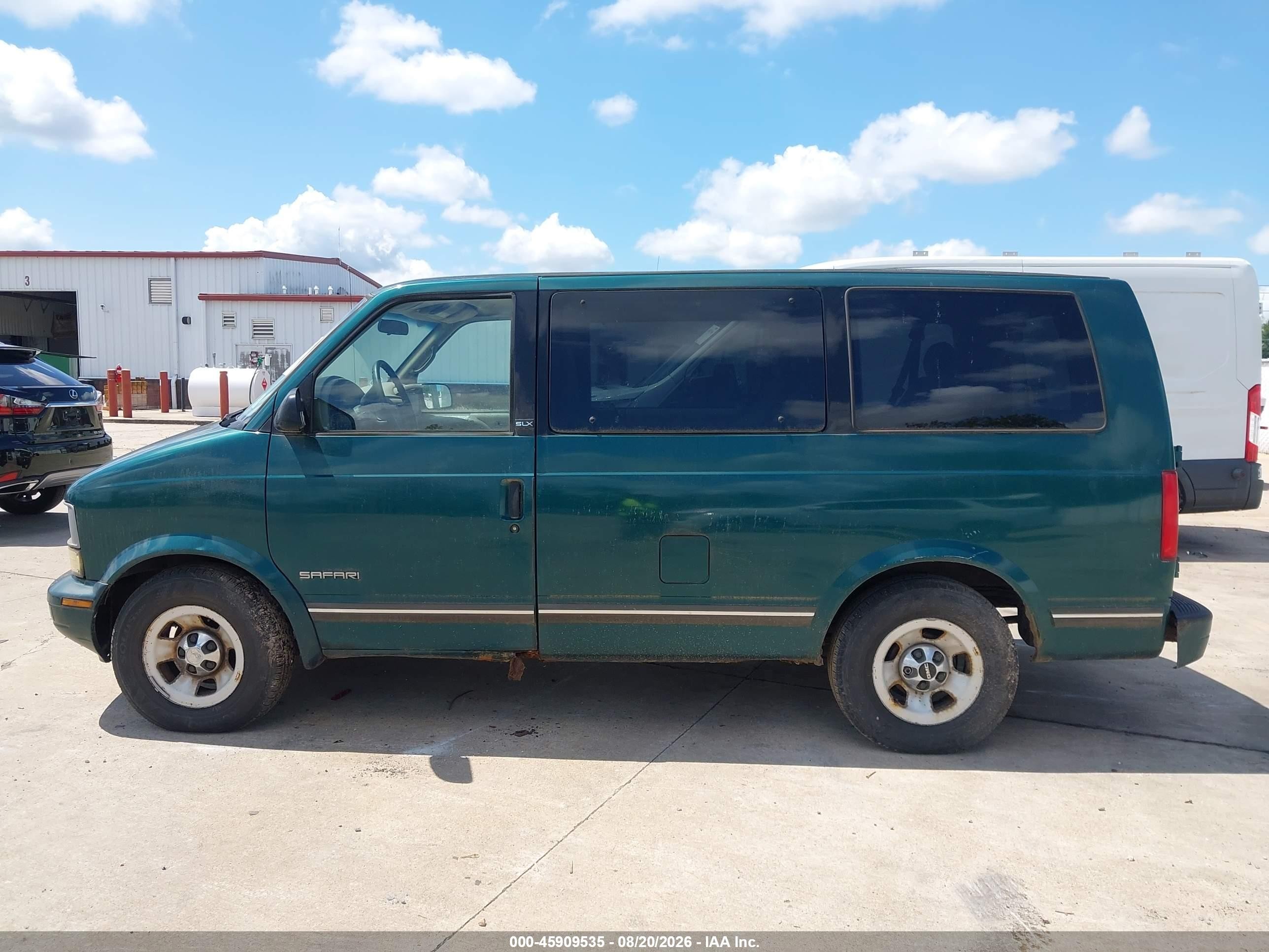 1997 Gmc Safari Passenger Slx Cmi Зеленый vin: 1GKDM19WXVB543598