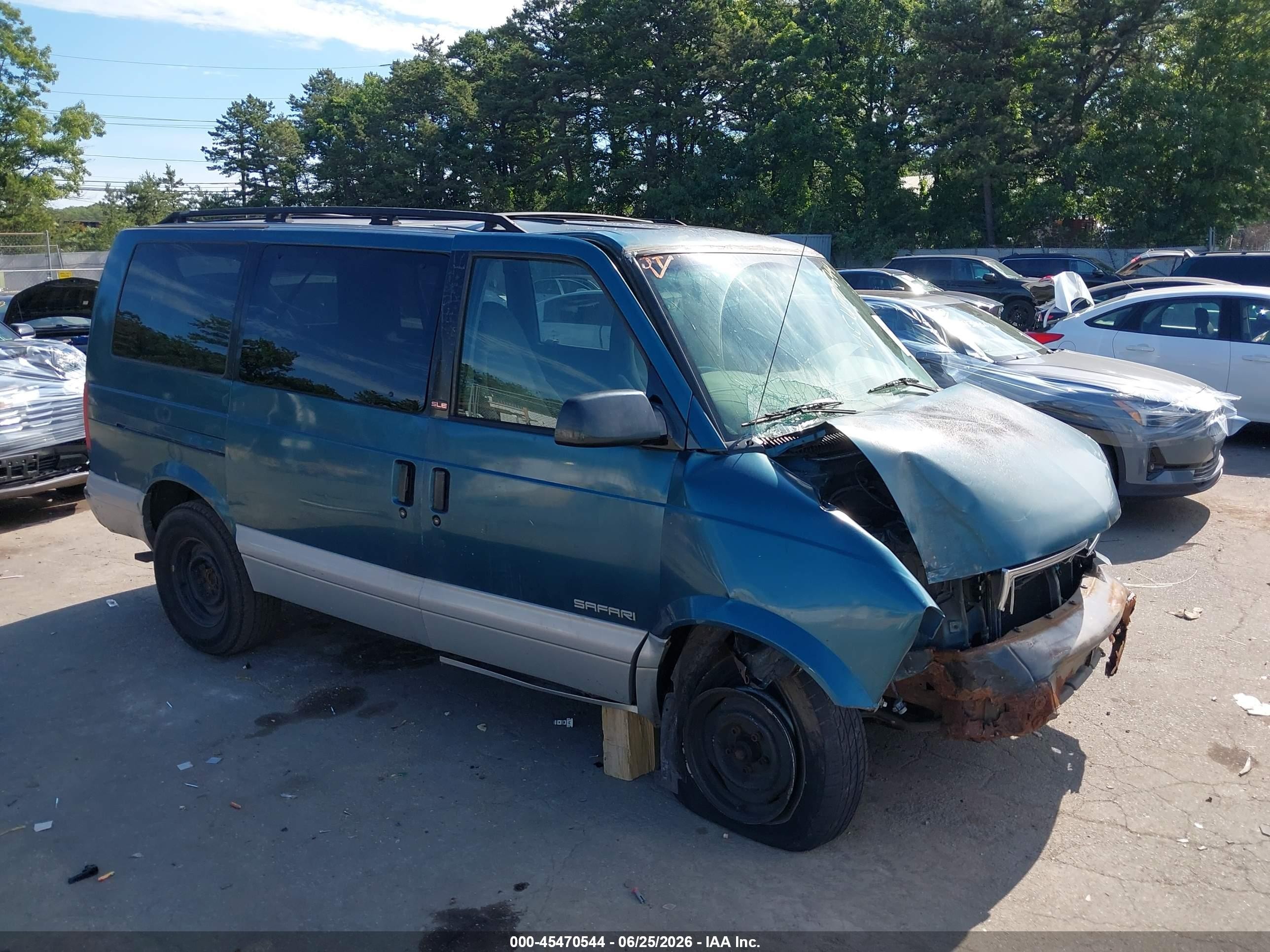 1999 Gmc Safari Passenger Sl Синий vin: 1GKDM19WXXB531938