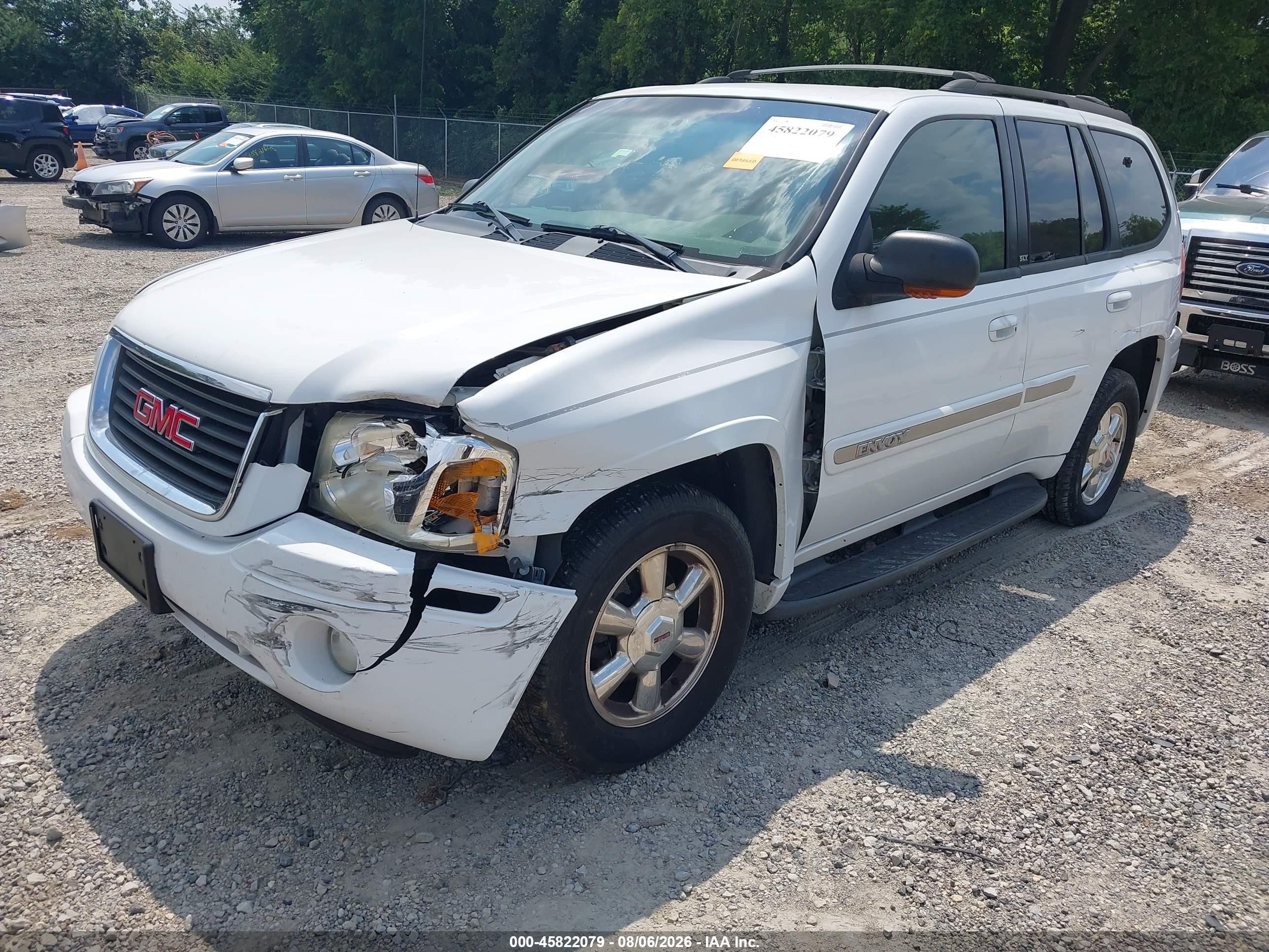 2003 Gmc Envoy Slt White vin: 1GKDS13S032122479
