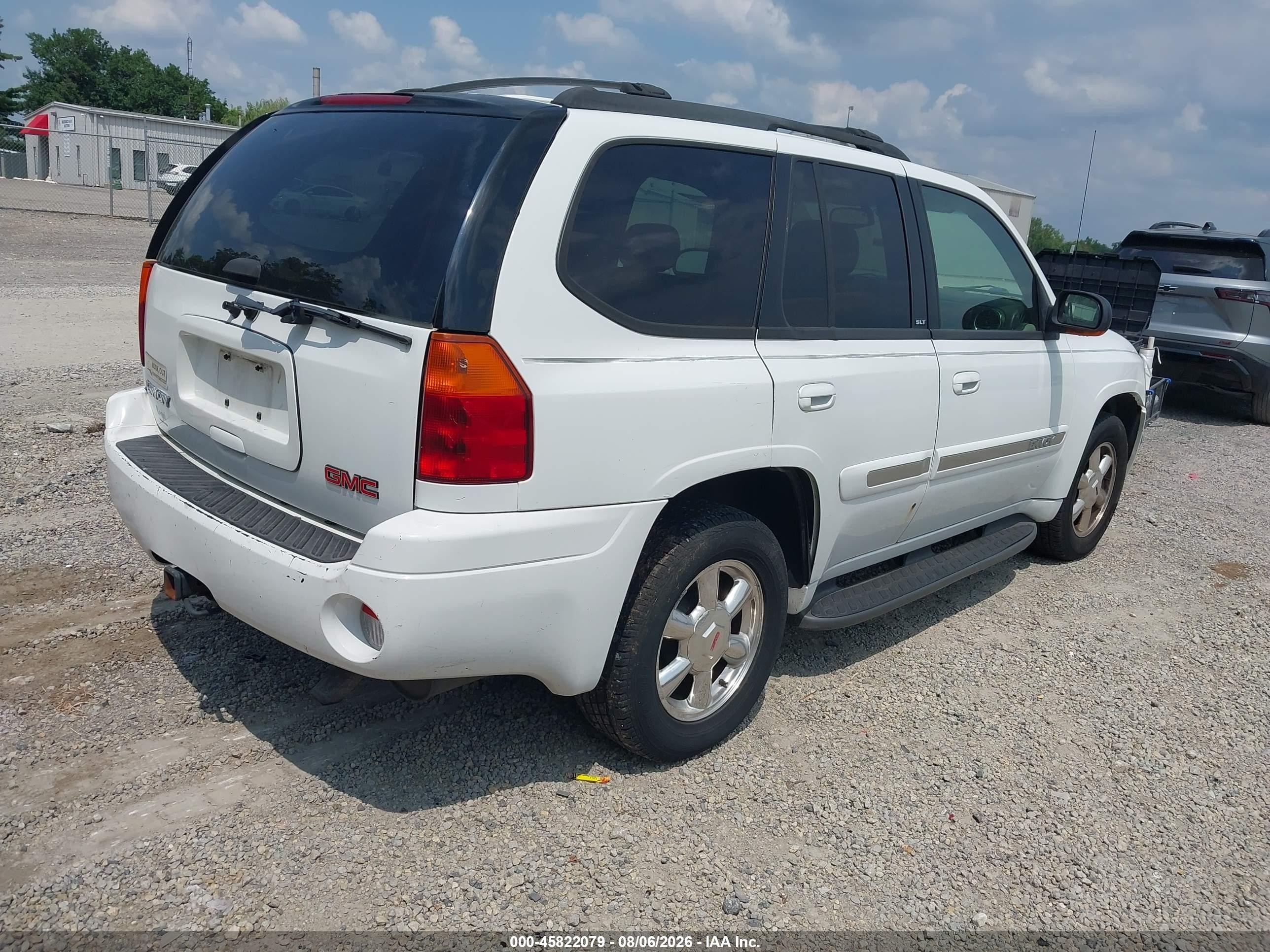 2003 Gmc Envoy Slt White vin: 1GKDS13S032122479