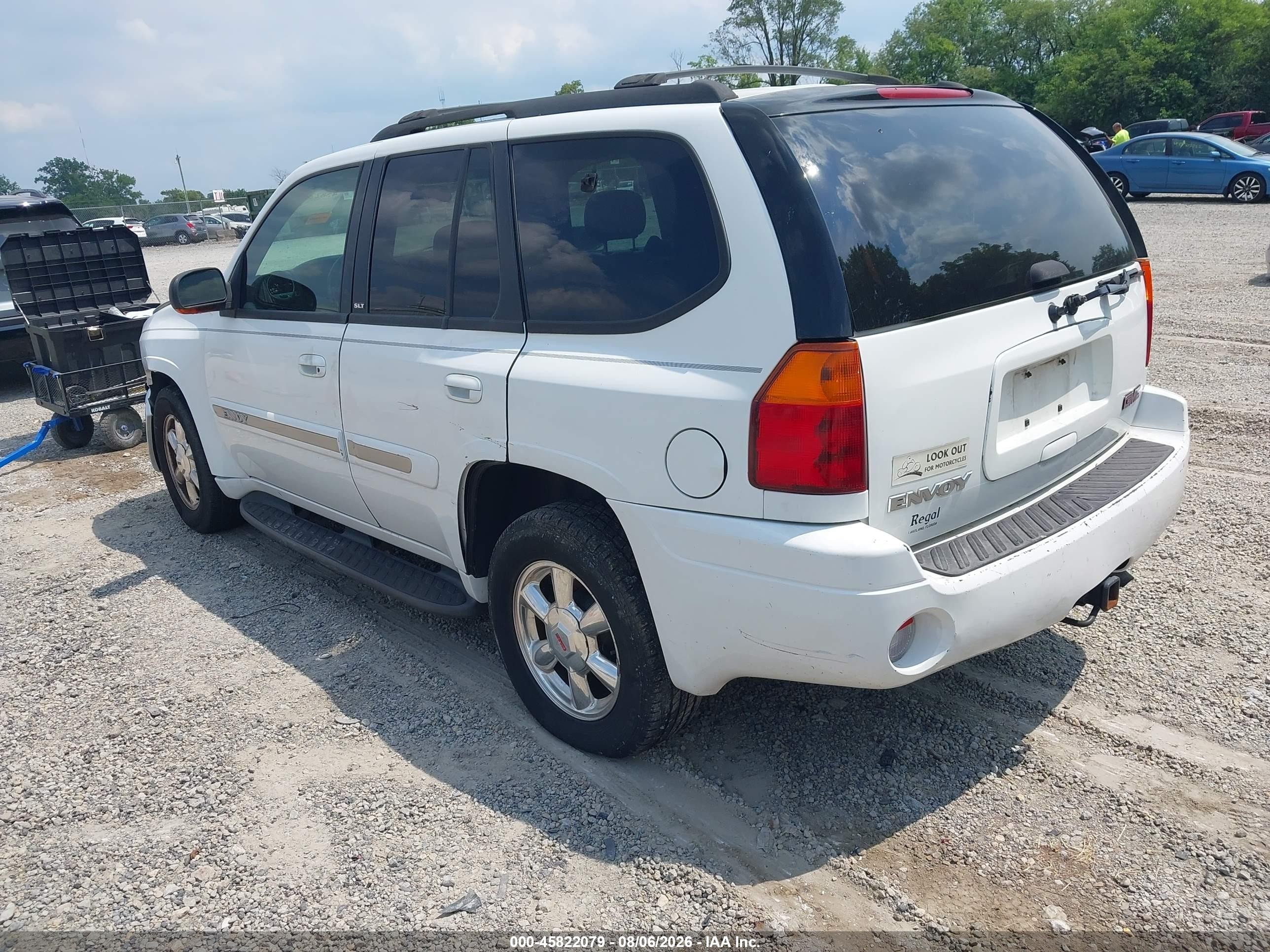2003 Gmc Envoy Slt White vin: 1GKDS13S032122479