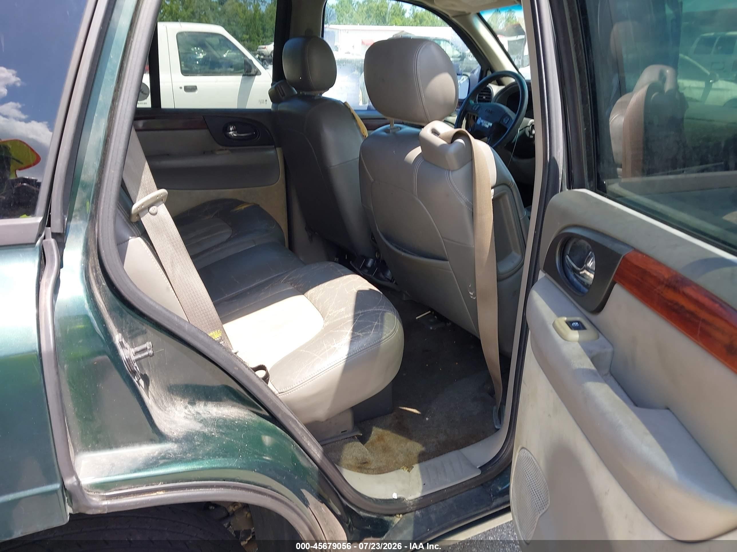 2003 Gmc Envoy Slt Gray vin: 1GKDS13S032187235