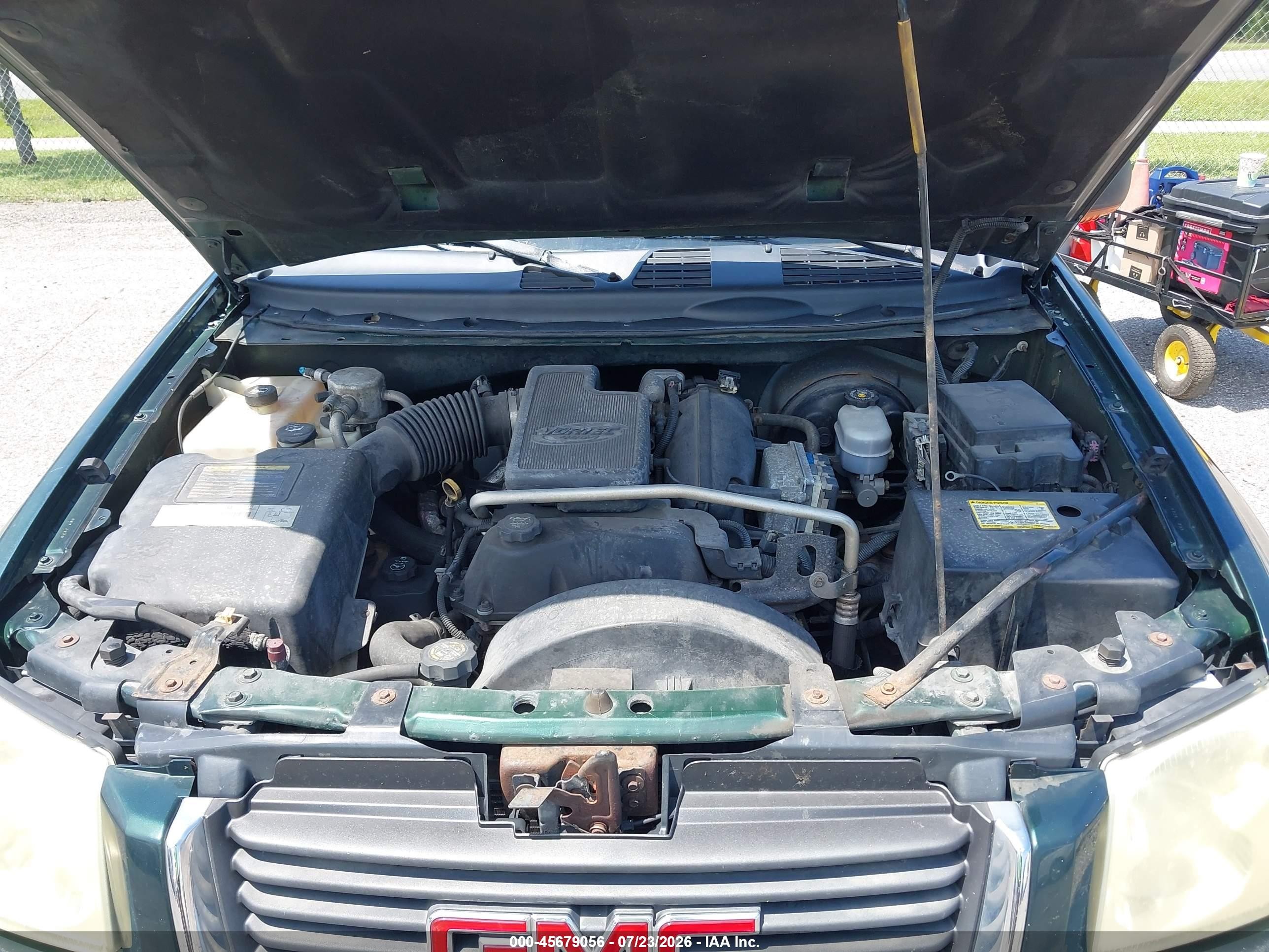 2003 Gmc Envoy Slt Gray vin: 1GKDS13S032187235