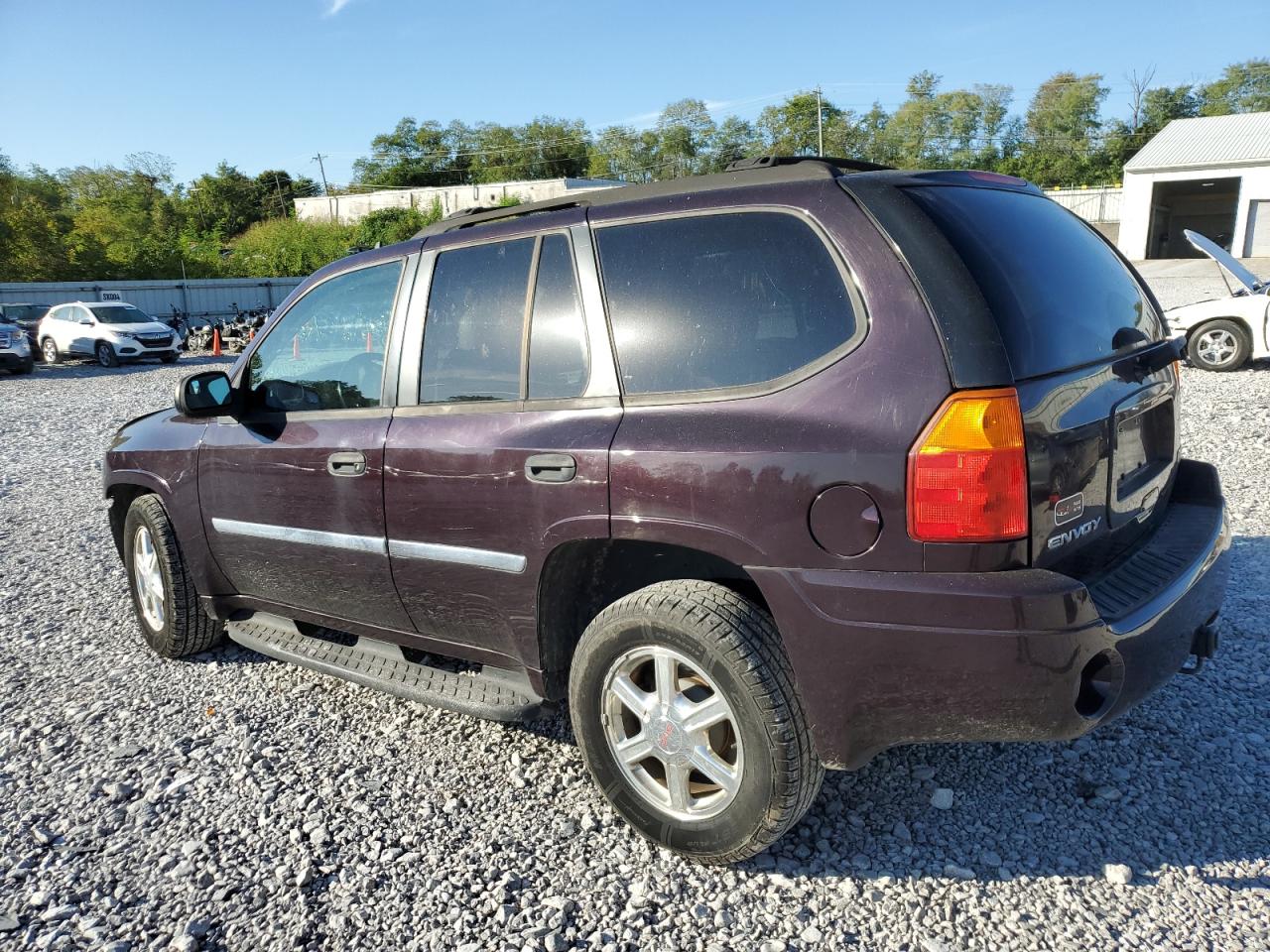 2008 Gmc Envoy Purple vin: 1GKDS13S082256657