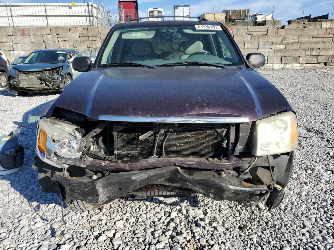 2008 Gmc Envoy Purple vin: 1GKDS13S082256657