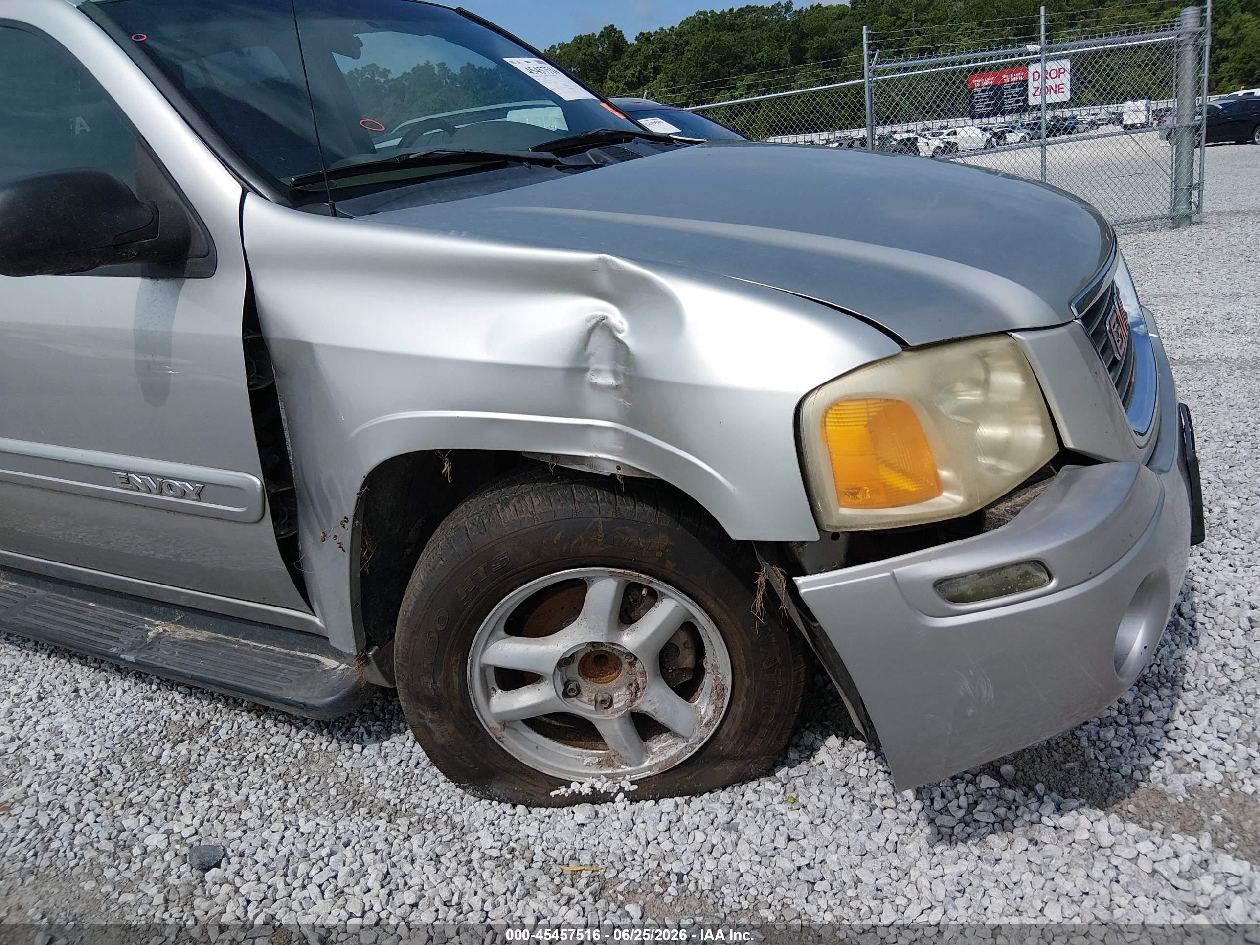 2004 Gmc Envoy Sle Silver vin: 1GKDS13S142136960