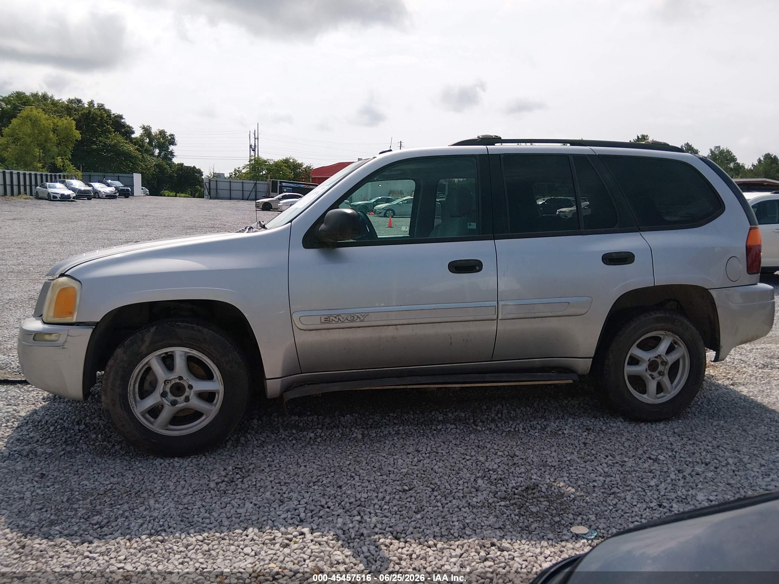 2004 Gmc Envoy Sle Silver vin: 1GKDS13S142136960