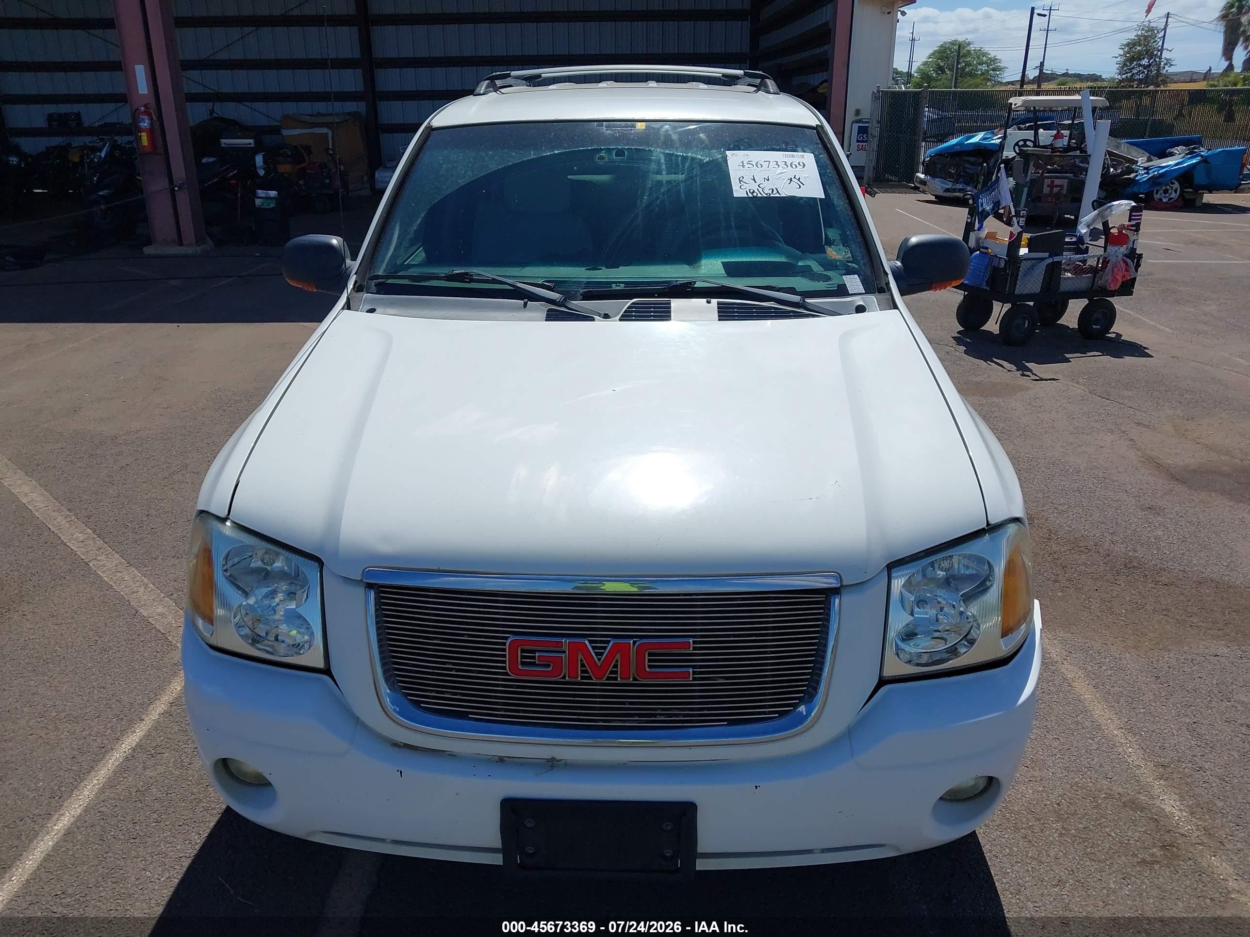 2003 Gmc Envoy Slt White vin: 1GKDS13S332346524