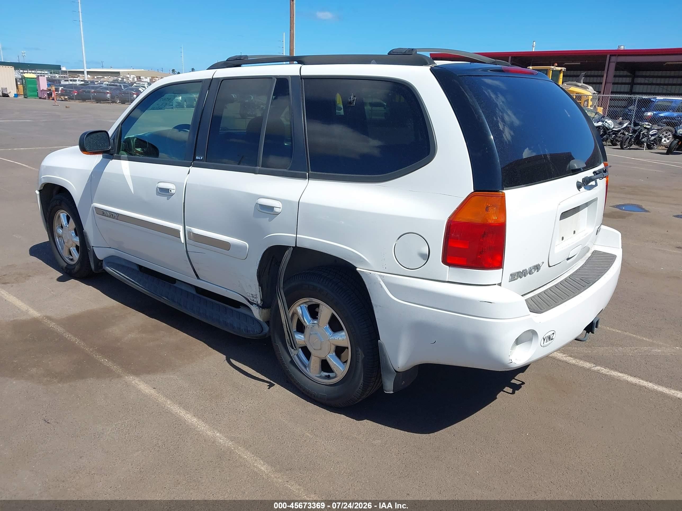 2003 Gmc Envoy Slt White vin: 1GKDS13S332346524