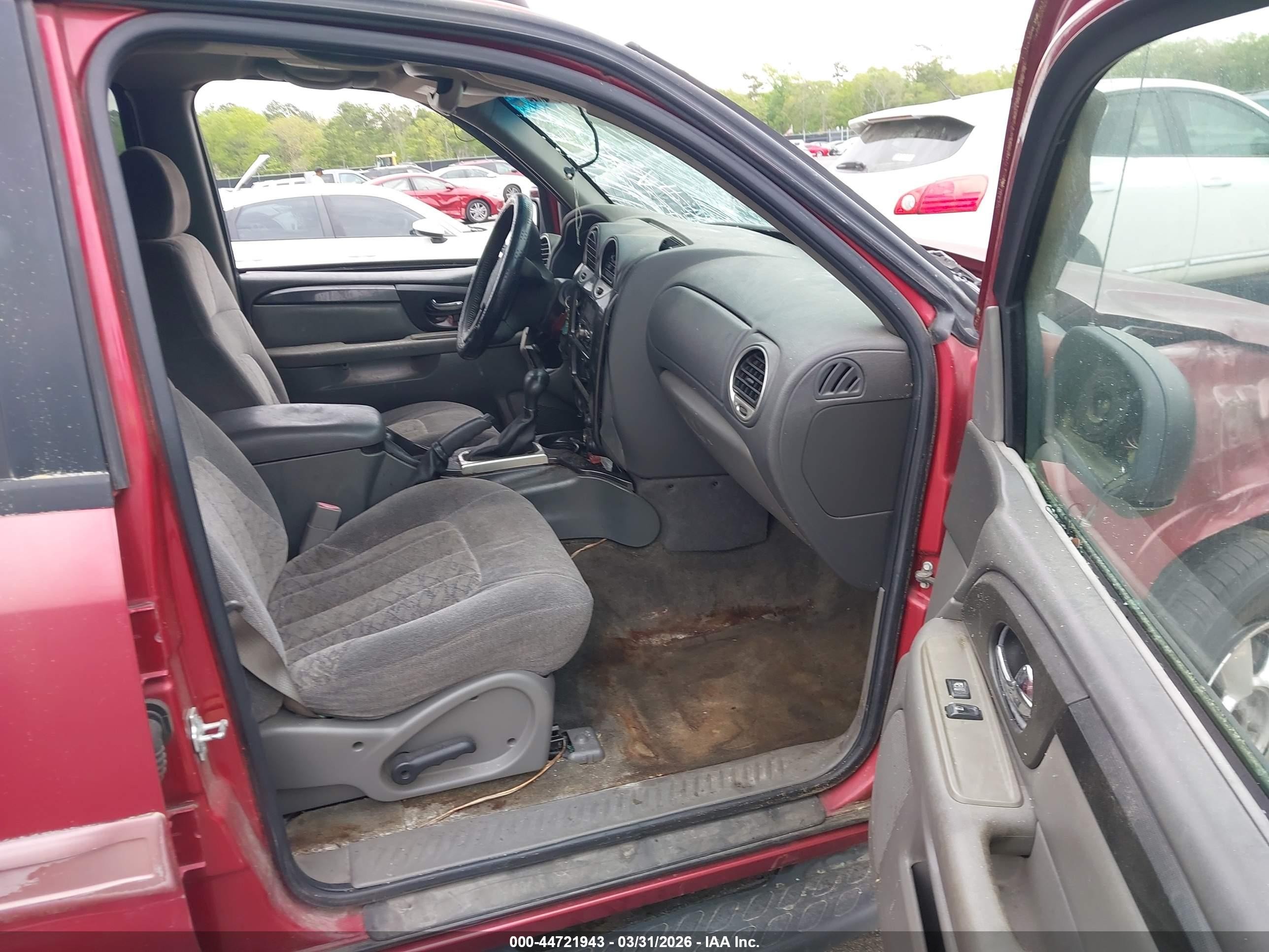 2004 Gmc Envoy Sle Burgundy vin: 1GKDS13S342350882