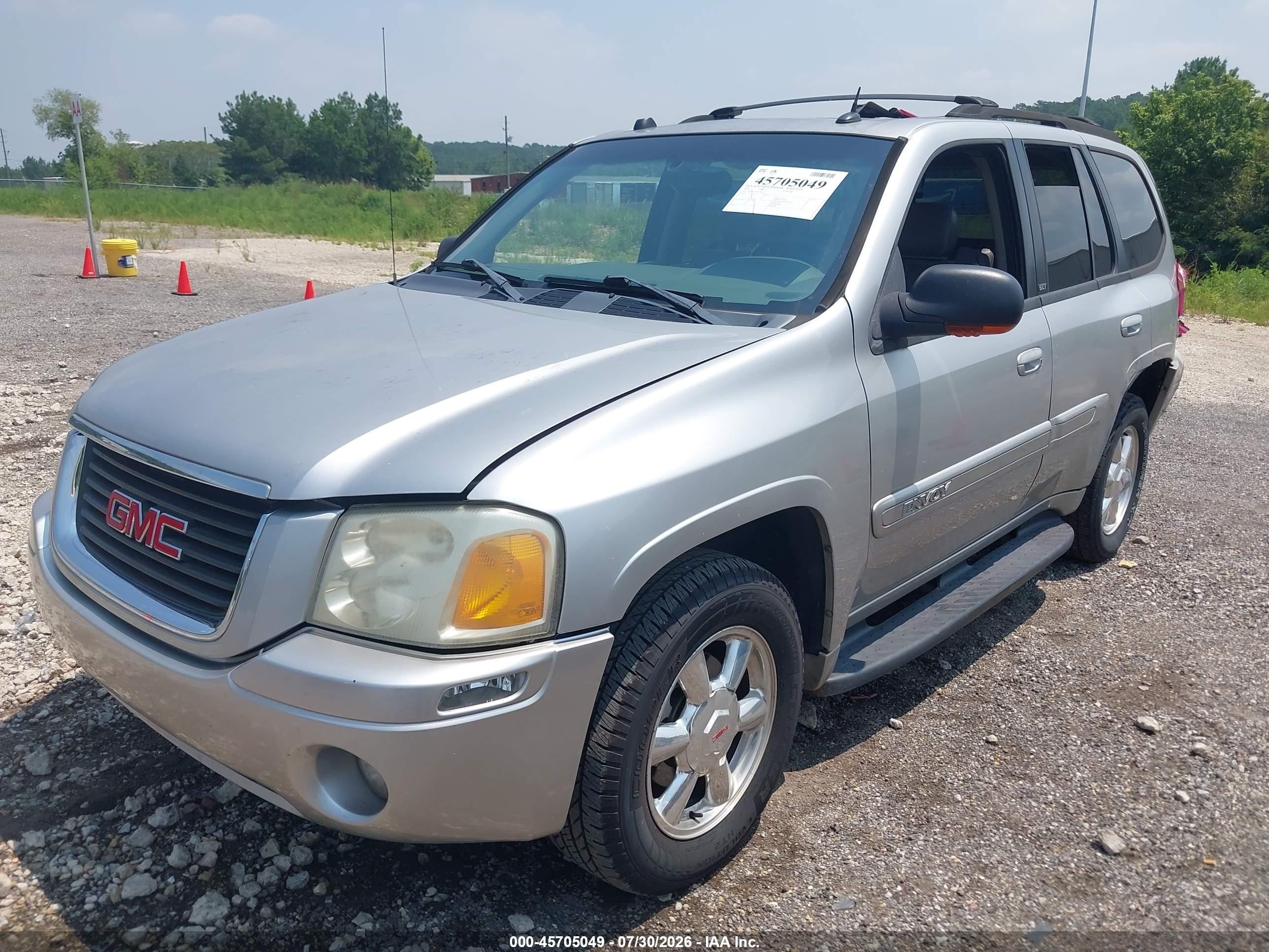 2004 Gmc Envoy Slt Silver vin: 1GKDS13S342394512