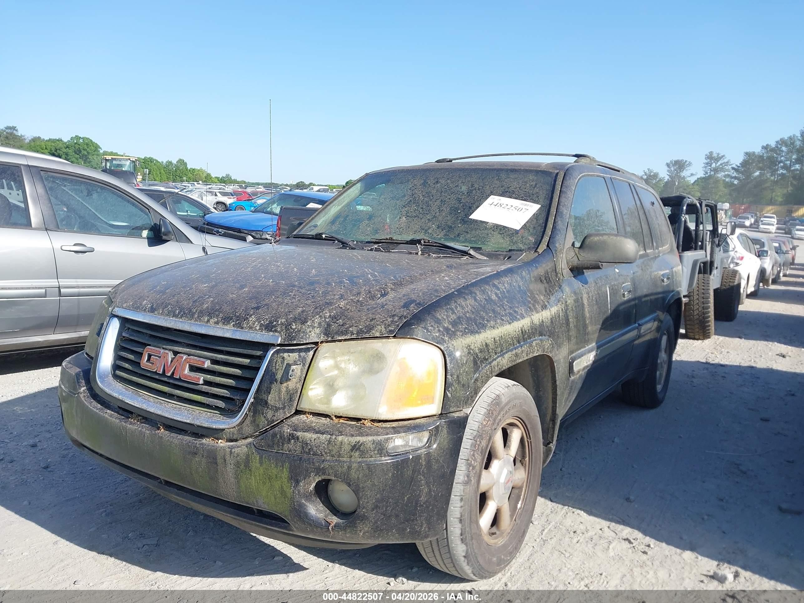 2003 Gmc Envoy Slt Black vin: 1GKDS13S732134466