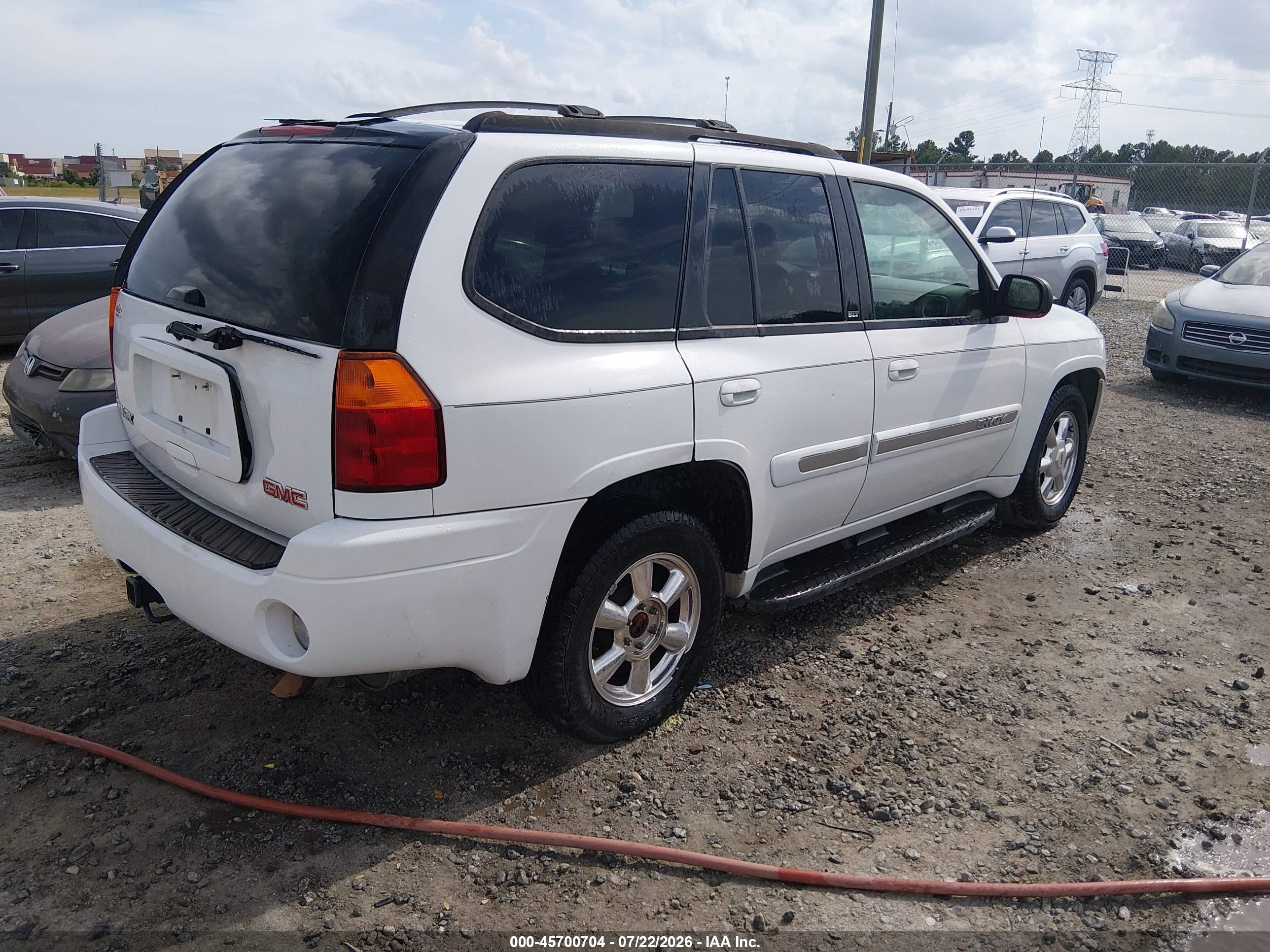 2004 Gmc Envoy Slt White vin: 1GKDS13S742167775