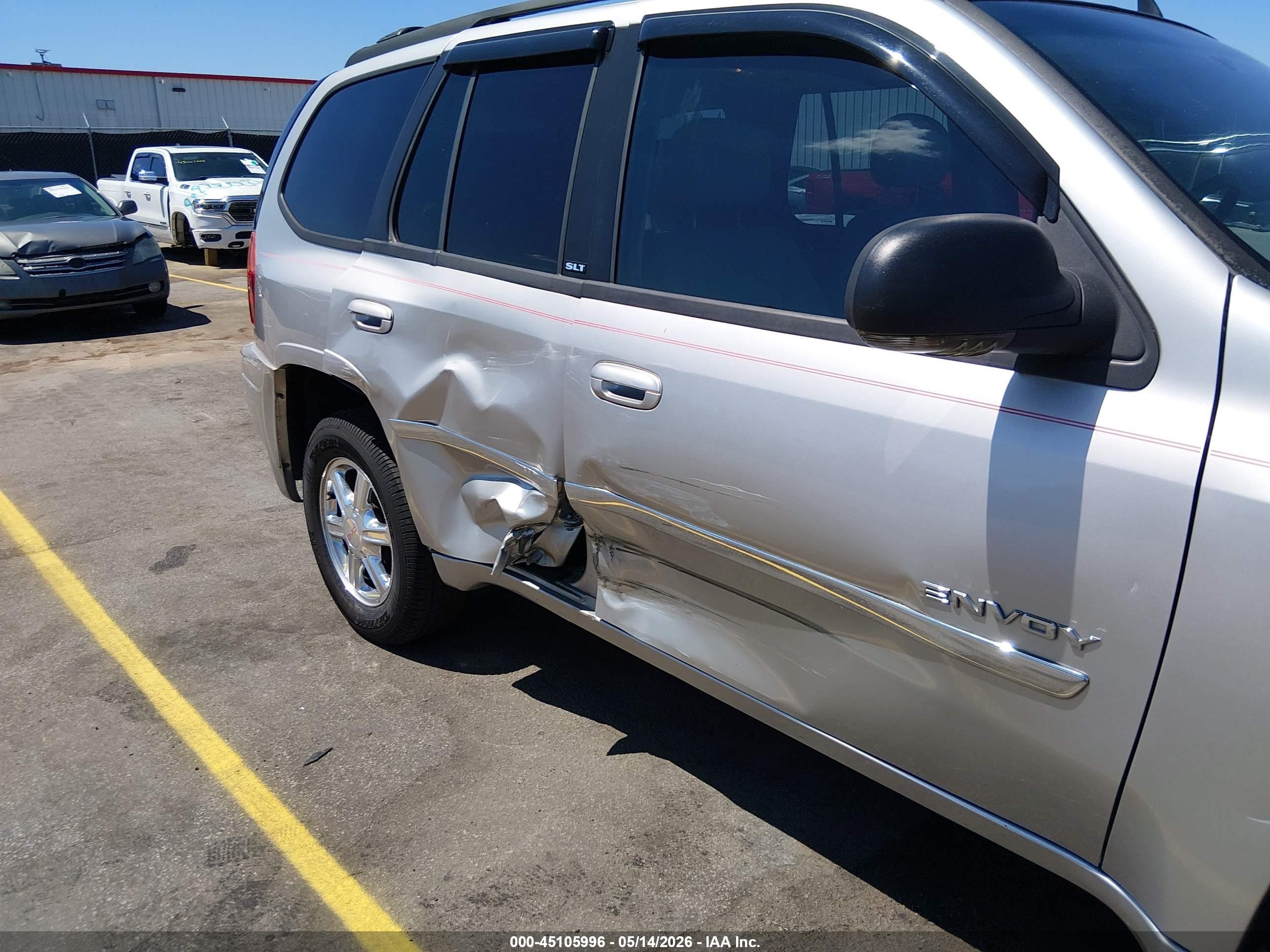 2006 Gmc Envoy Slt Gray vin: 1GKDS13S762326202