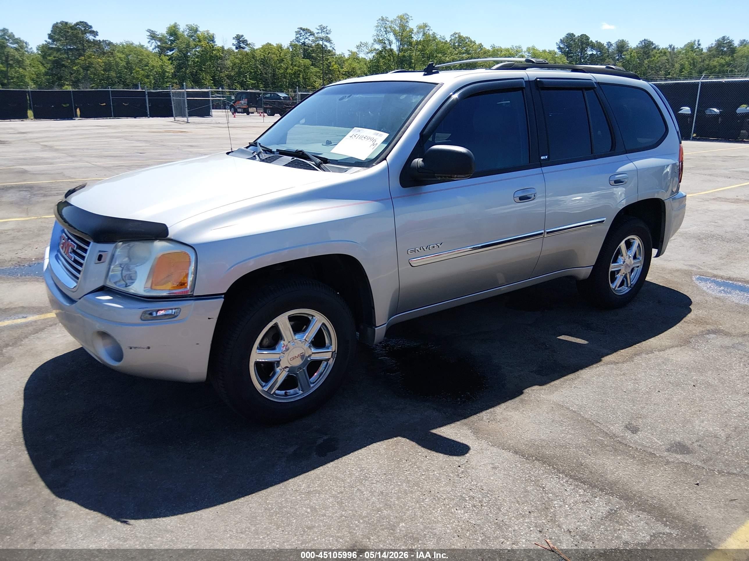 2006 Gmc Envoy Slt Gray vin: 1GKDS13S762326202