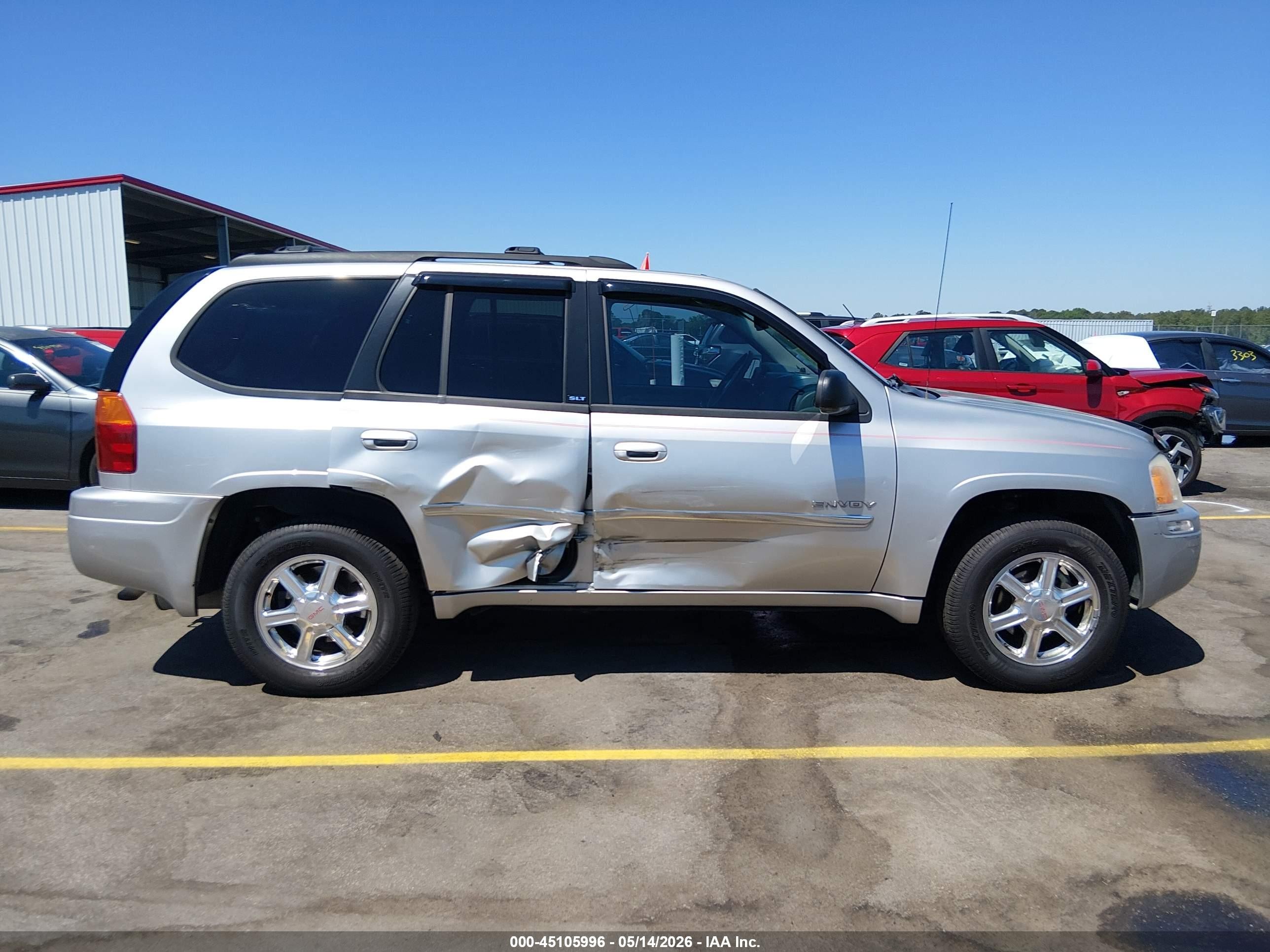 2006 Gmc Envoy Slt Gray vin: 1GKDS13S762326202