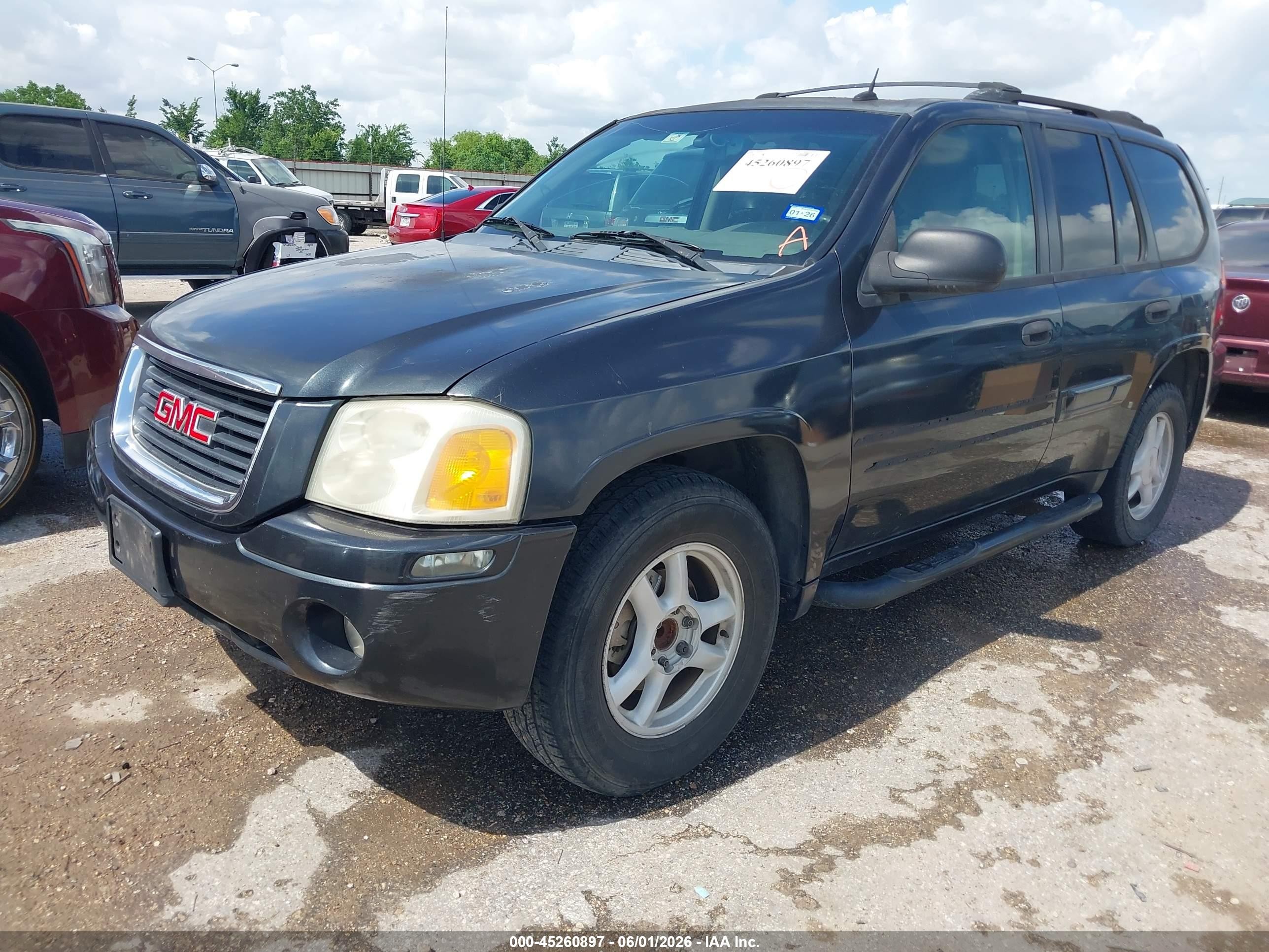 2004 Gmc Envoy Sle Gray vin: 1GKDS13S842151665