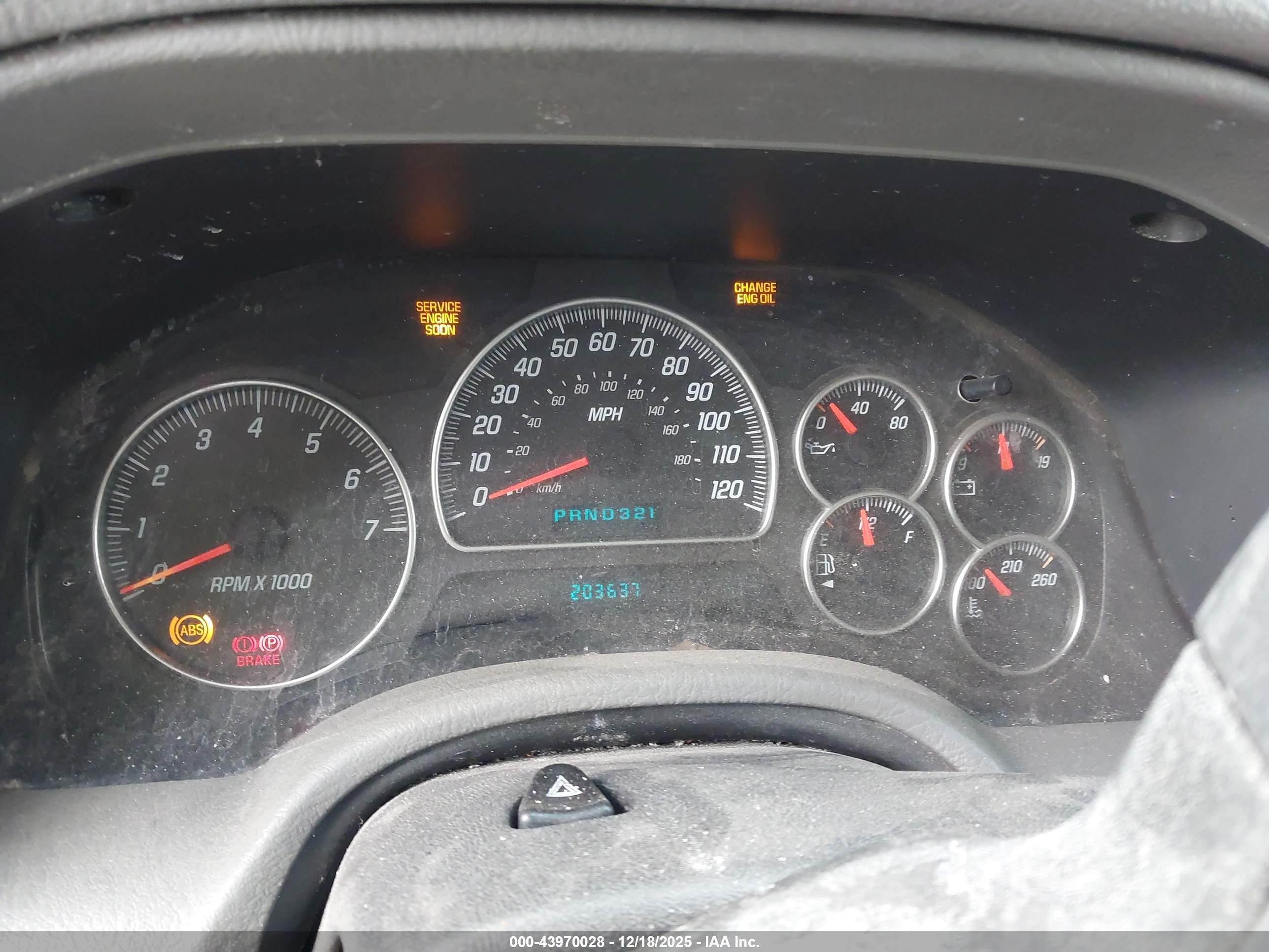 2003 Gmc Envoy Sle Синий vin: 1GKDS13S932254253
