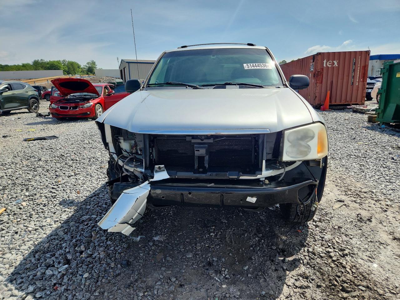 2009 Gmc Envoy Sle Silver vin: 1GKDS33S492104345