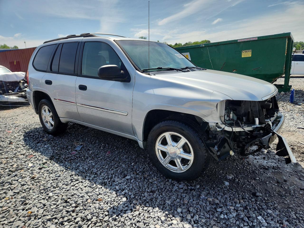 2009 Gmc Envoy Sle Silver vin: 1GKDS33S492104345