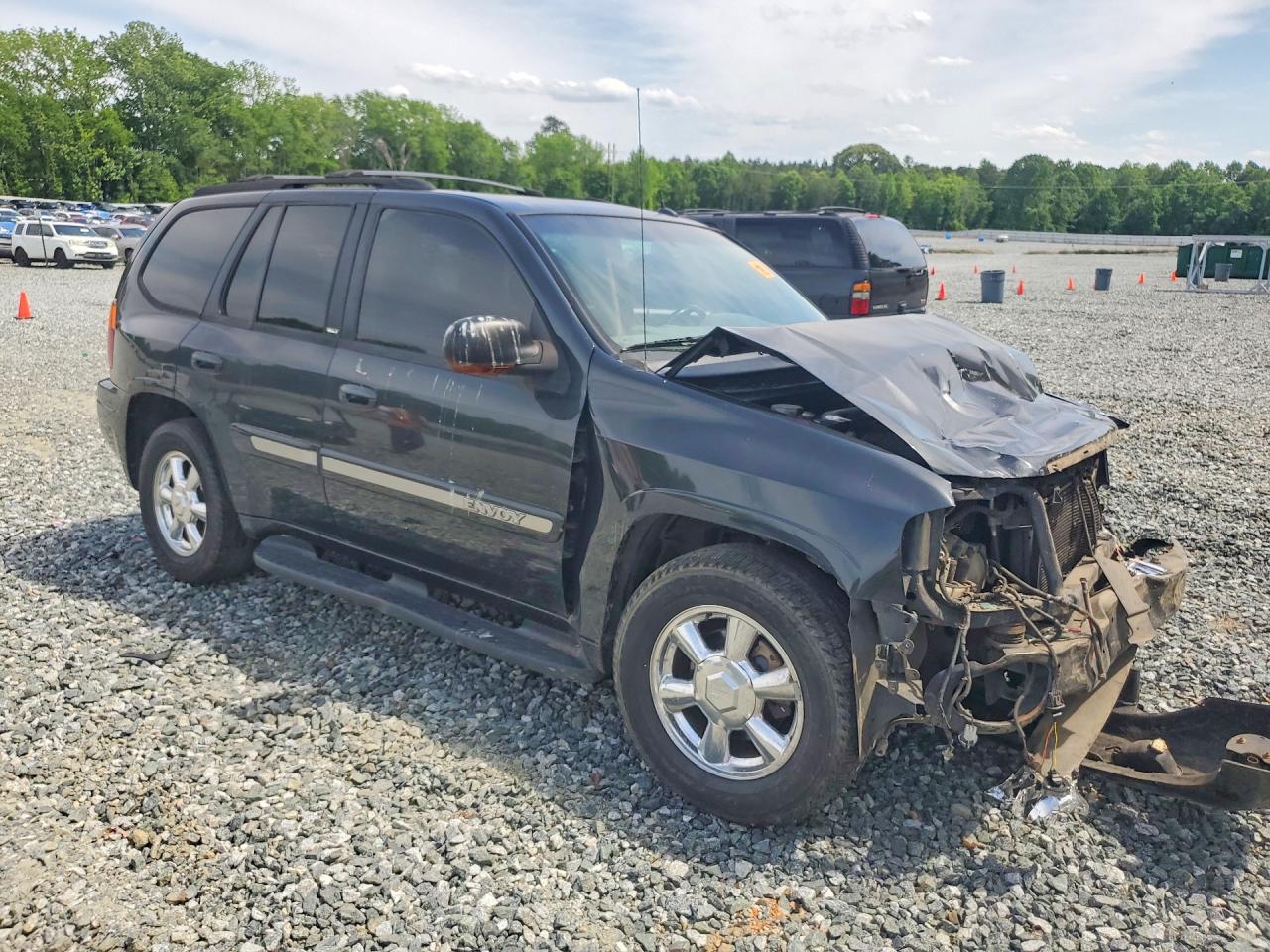 2004 Gmc Envoy Серый vin: 1GKDT13S042160406
