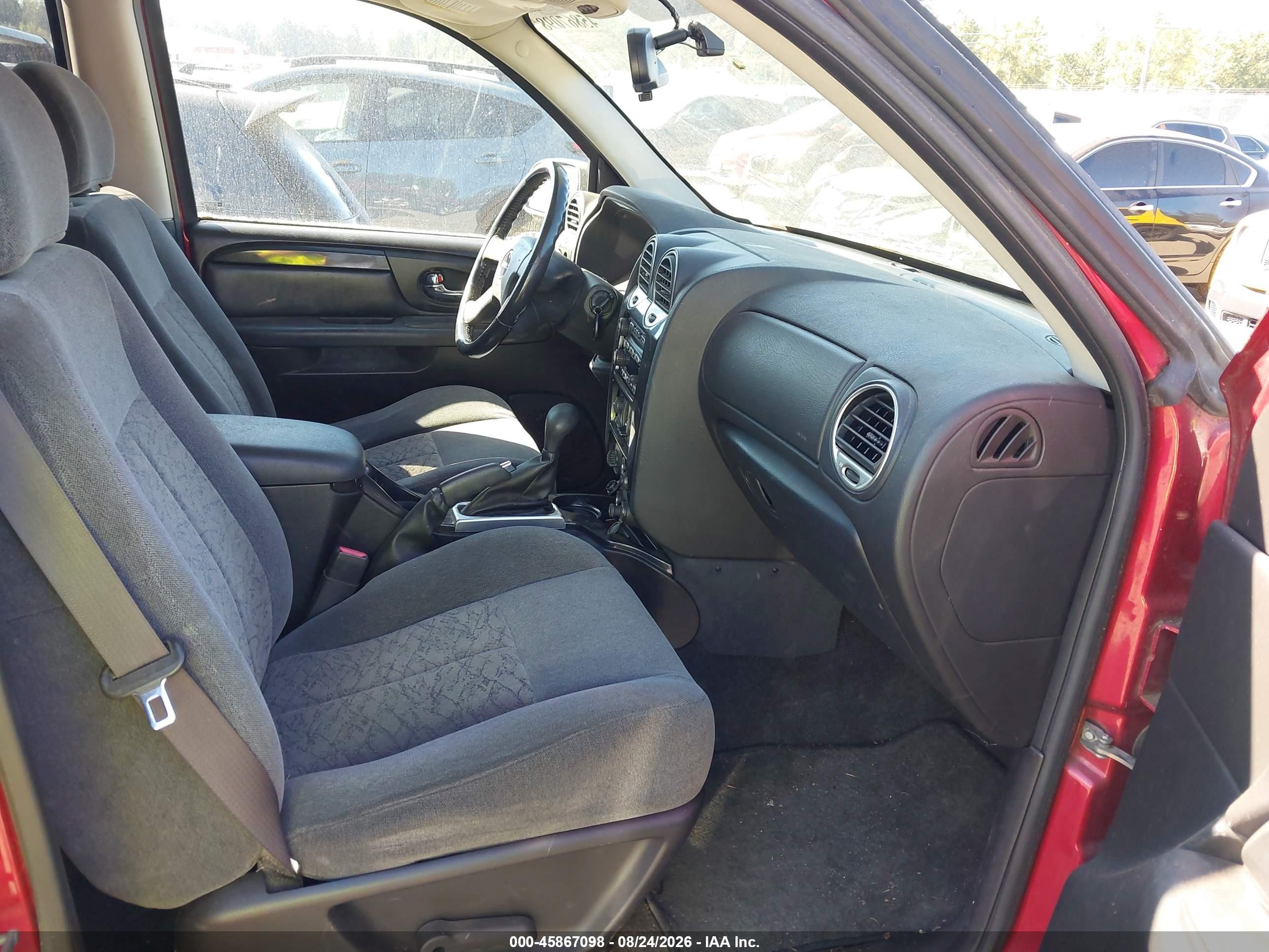 2005 Gmc Envoy Sle Red vin: 1GKDT13S052169415