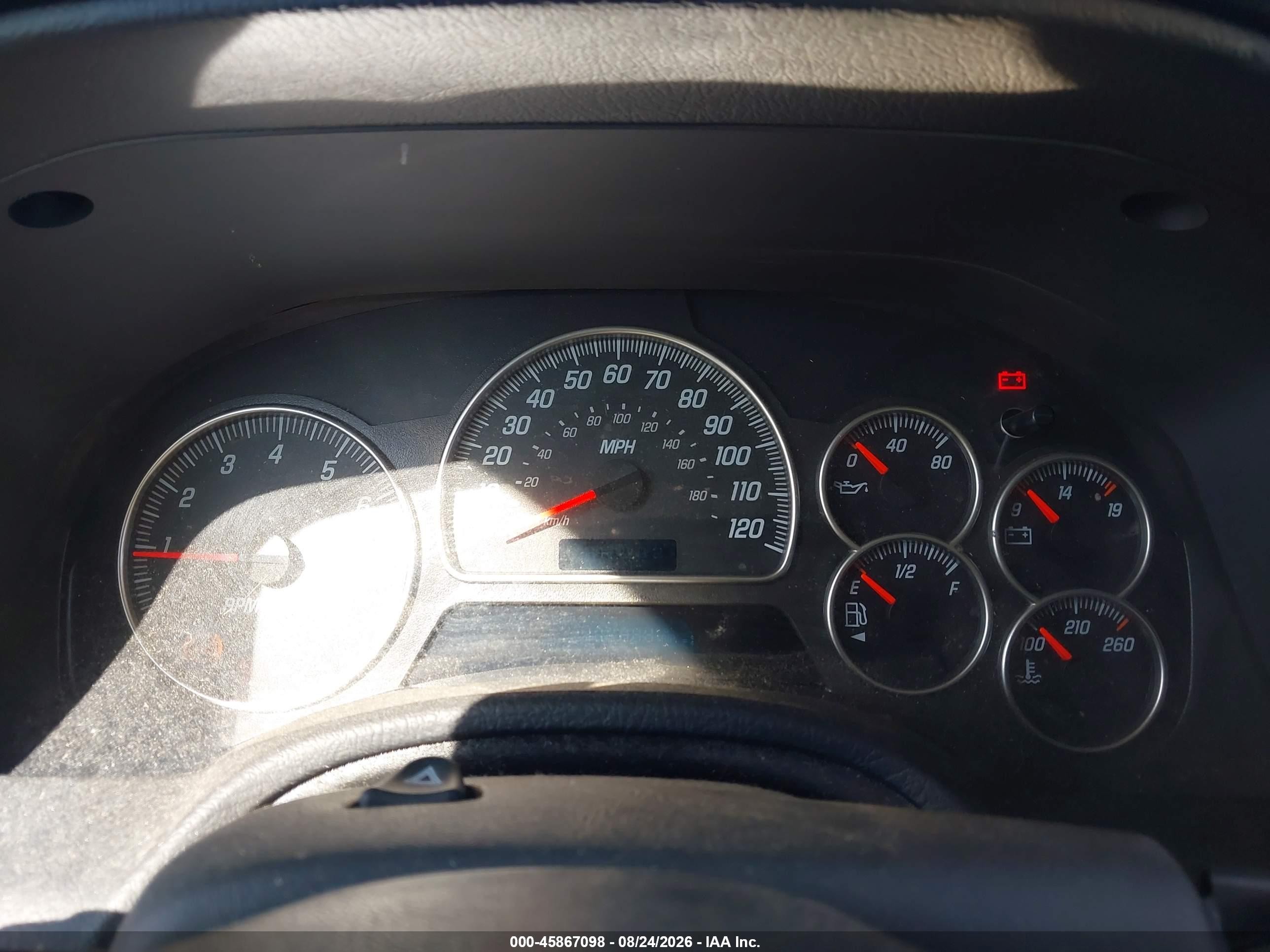 2005 Gmc Envoy Sle Red vin: 1GKDT13S052169415