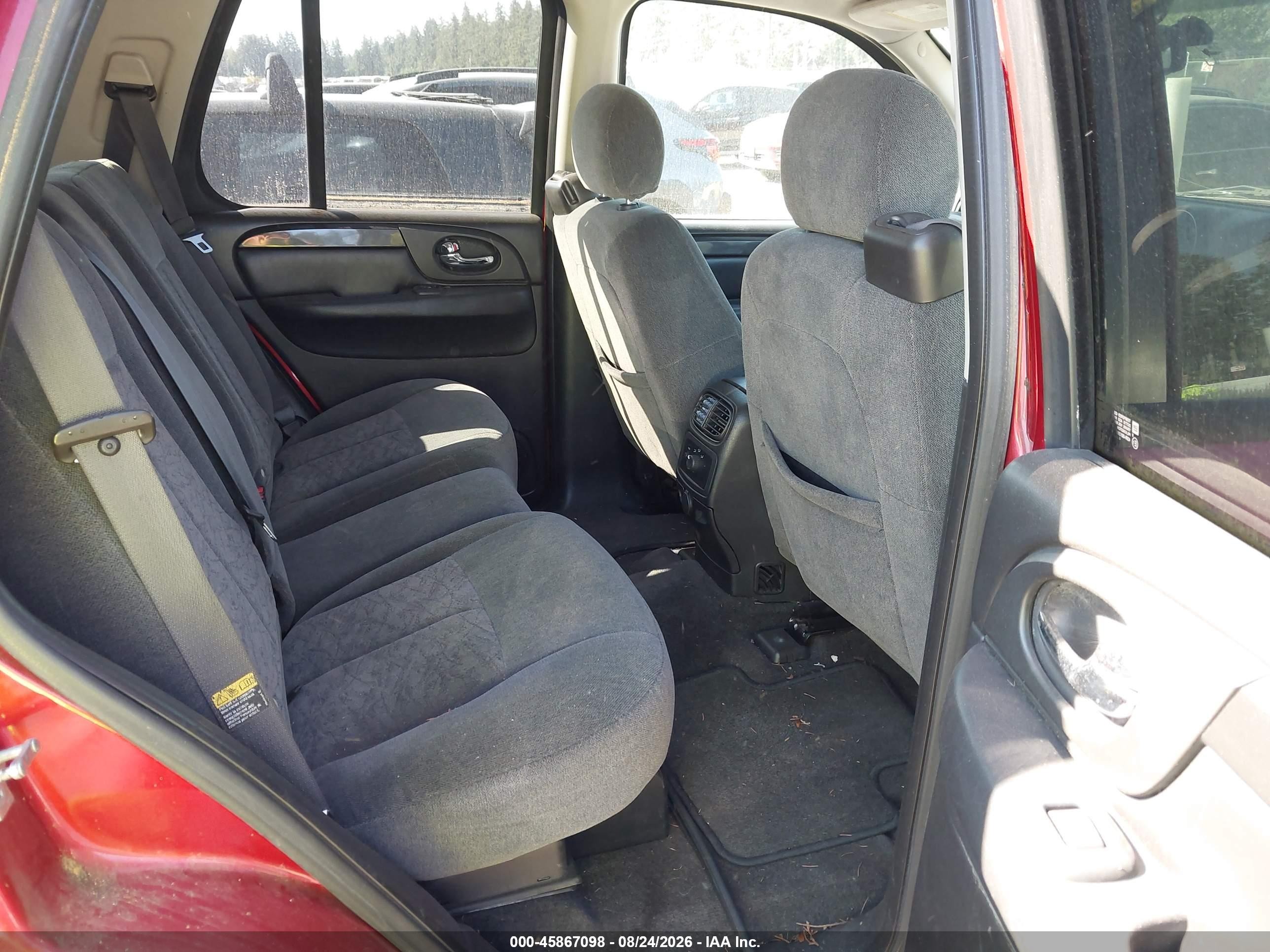 2005 Gmc Envoy Sle Red vin: 1GKDT13S052169415