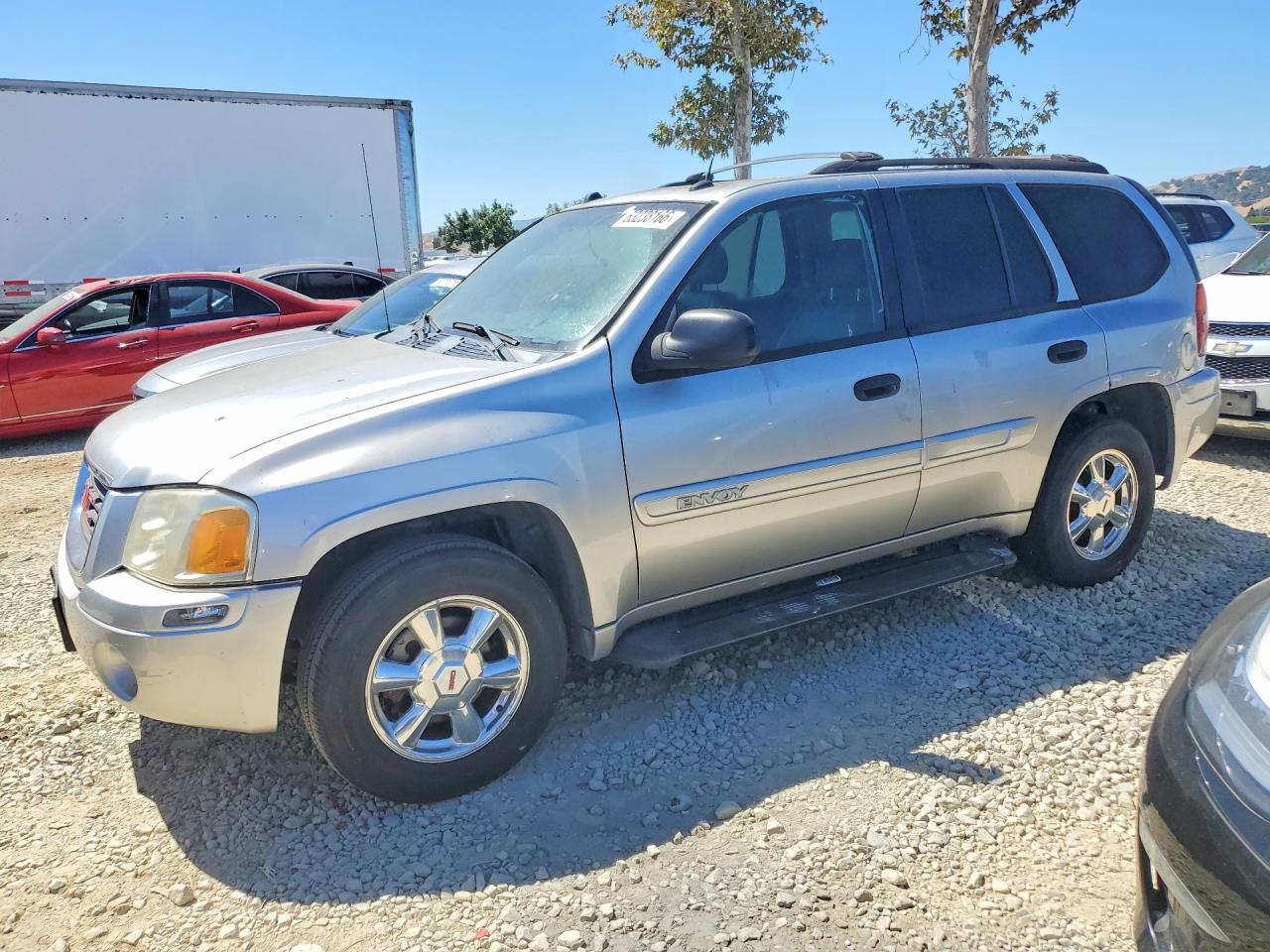 2005 Gmc Envoy Silver vin: 1GKDT13S052363717