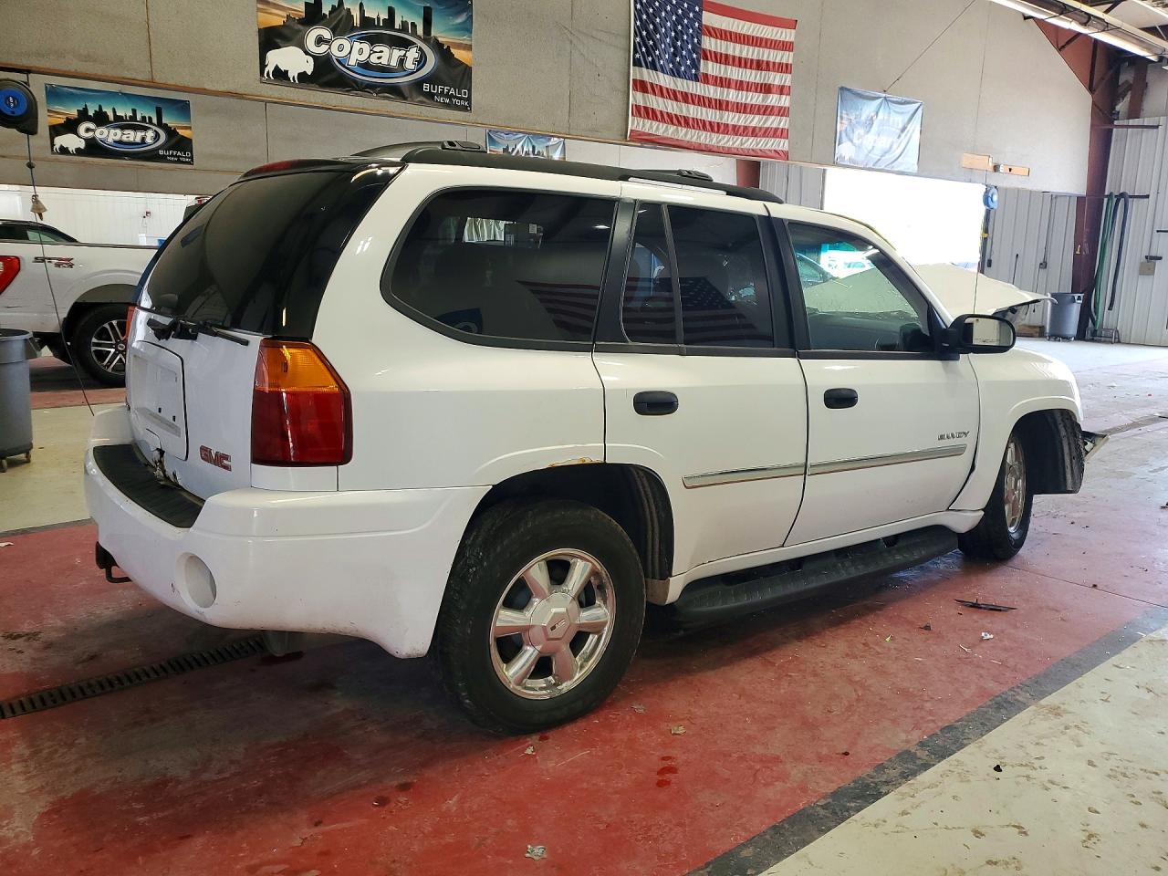 2006 Gmc Envoy White vin: 1GKDT13S062229565
