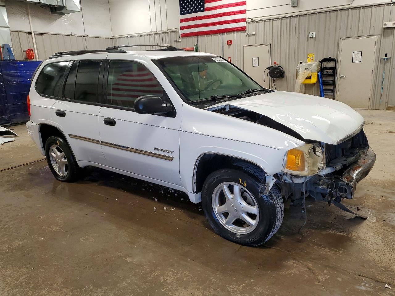 2006 Gmc Envoy White vin: 1GKDT13S062347518