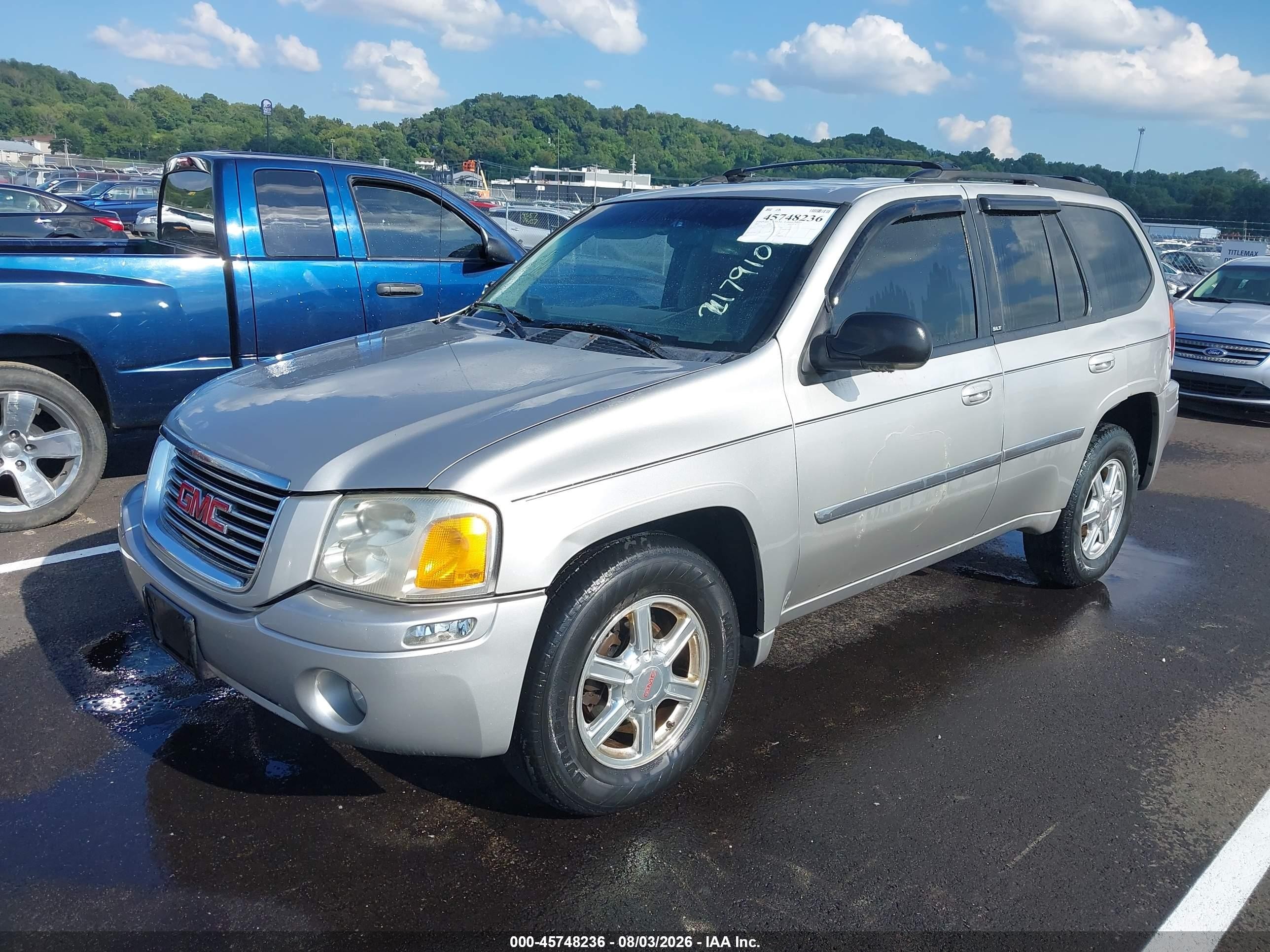2007 Gmc Envoy Slt Серебряный vin: 1GKDT13S072179106