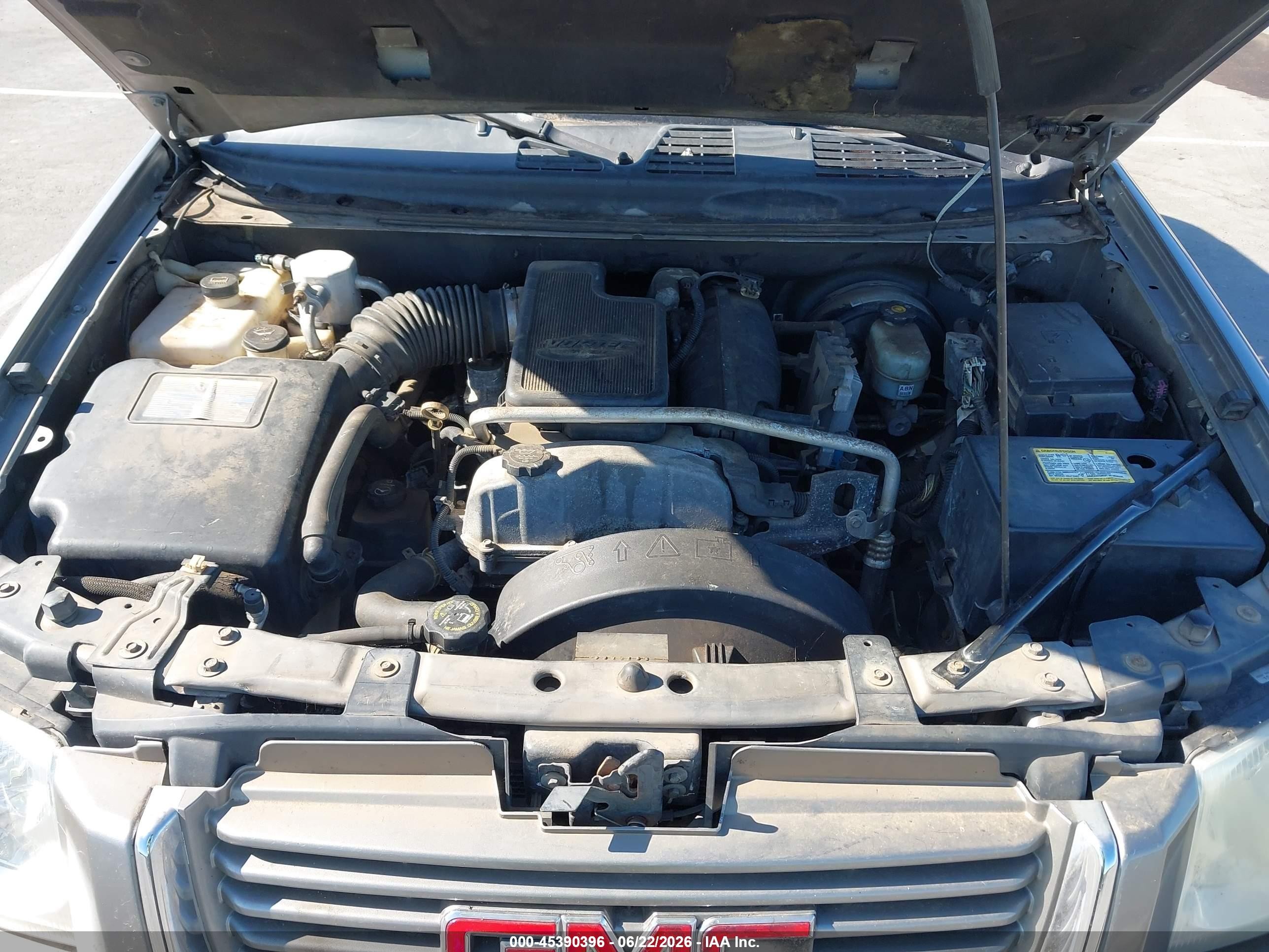2007 Gmc Envoy Sle Gray vin: 1GKDT13S072204182