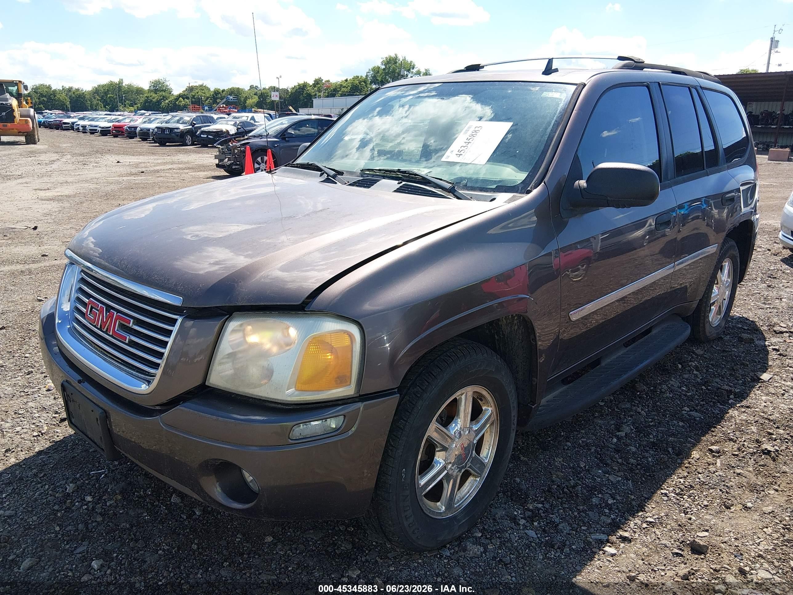 2008 Gmc Envoy Sle Brown vin: 1GKDT13S082229908