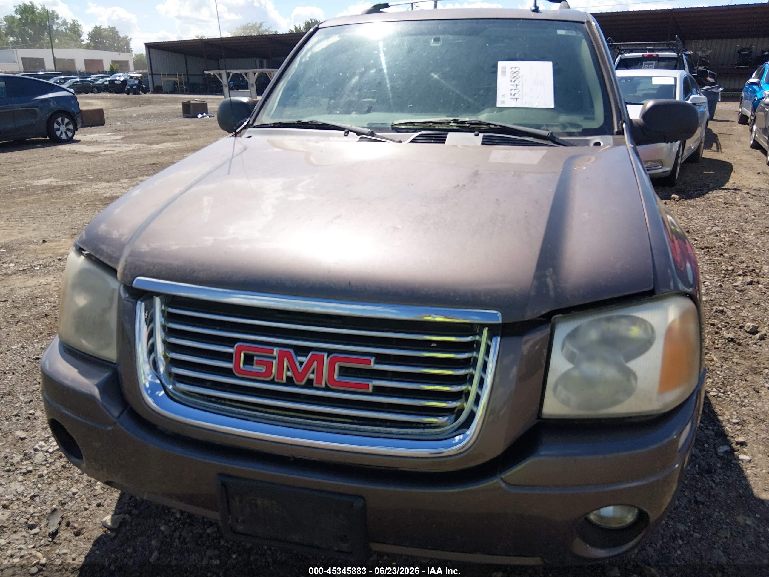 2008 Gmc Envoy Sle Brown vin: 1GKDT13S082229908