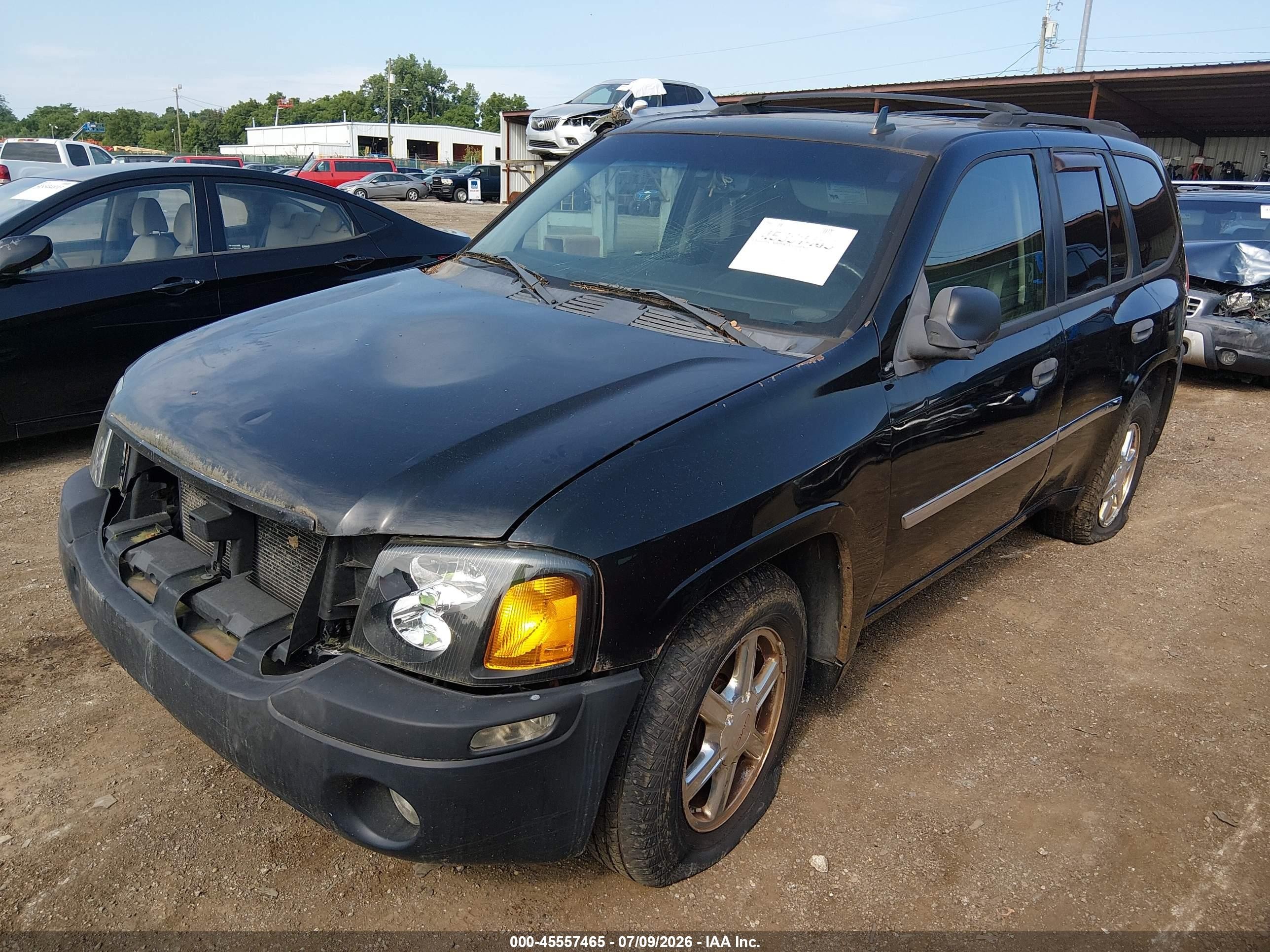 2008 Gmc Envoy Sle Черный vin: 1GKDT13S082252220