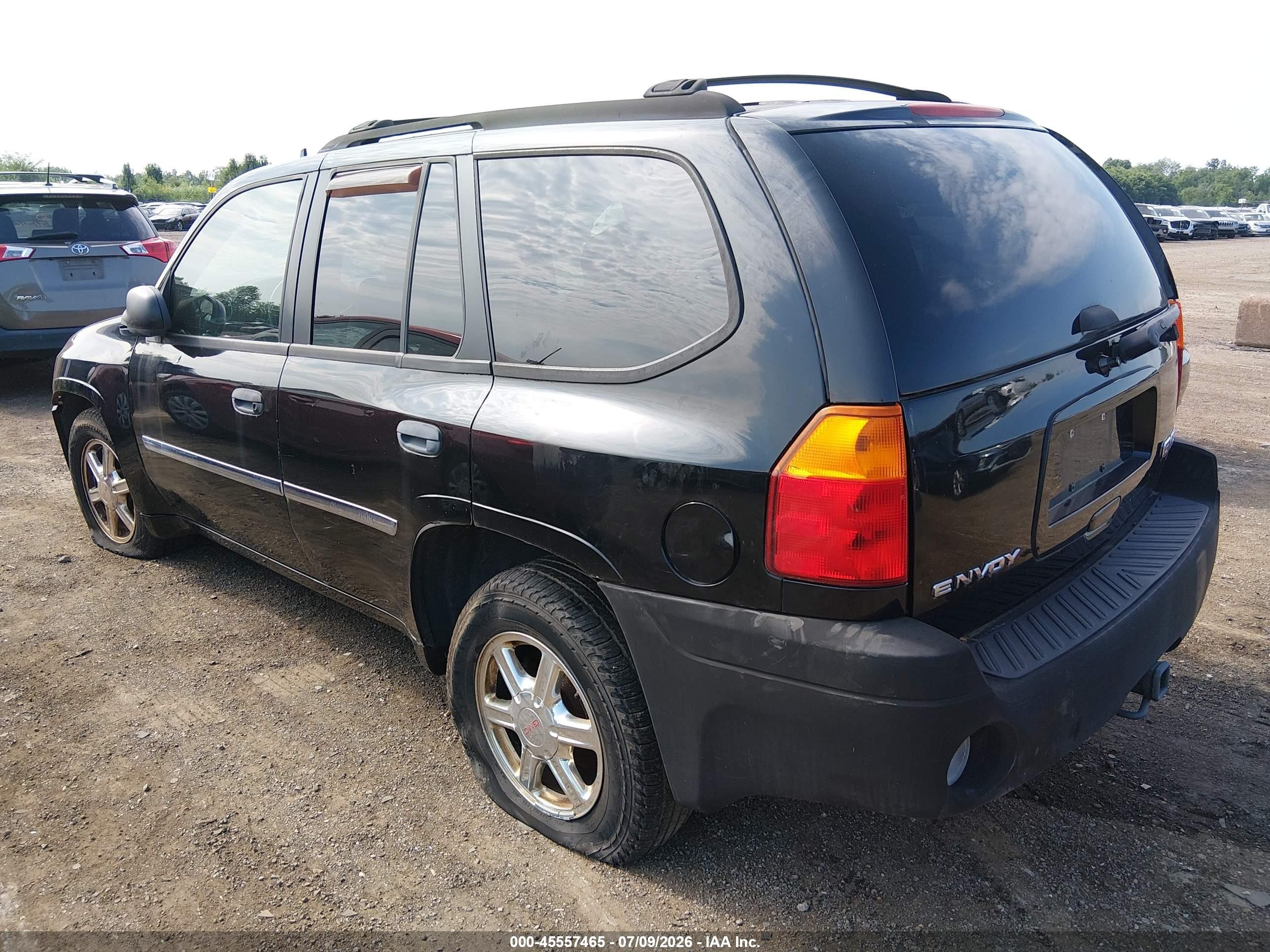 2008 Gmc Envoy Sle Черный vin: 1GKDT13S082252220