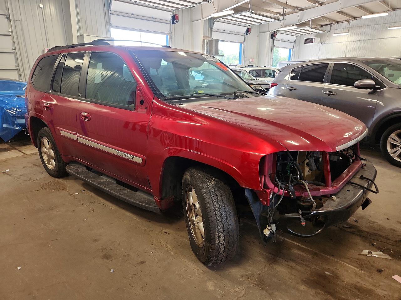 2002 Gmc Envoy Red vin: 1GKDT13S122350423