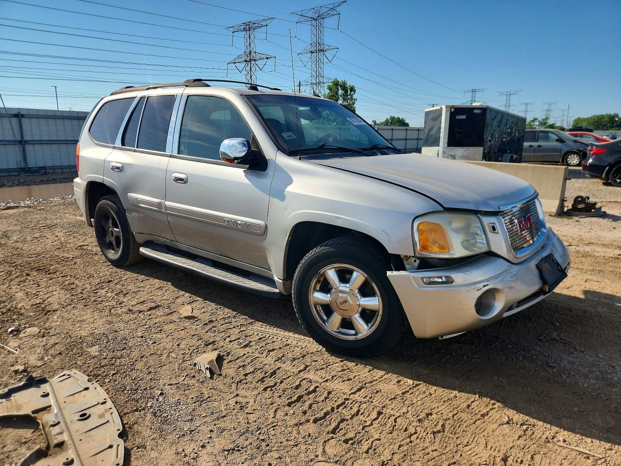 2005 Gmc Envoy Silver vin: 1GKDT13S152248740