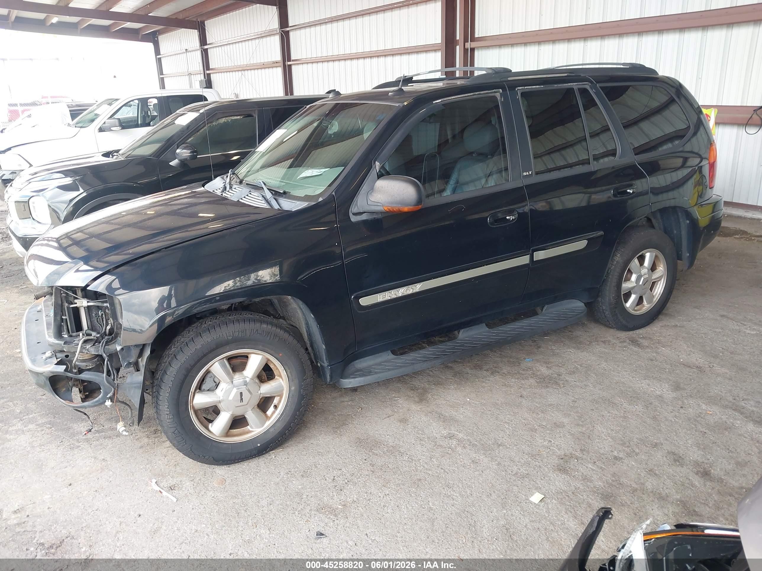 2005 Gmc Envoy Slt Черный vin: 1GKDT13S152252741