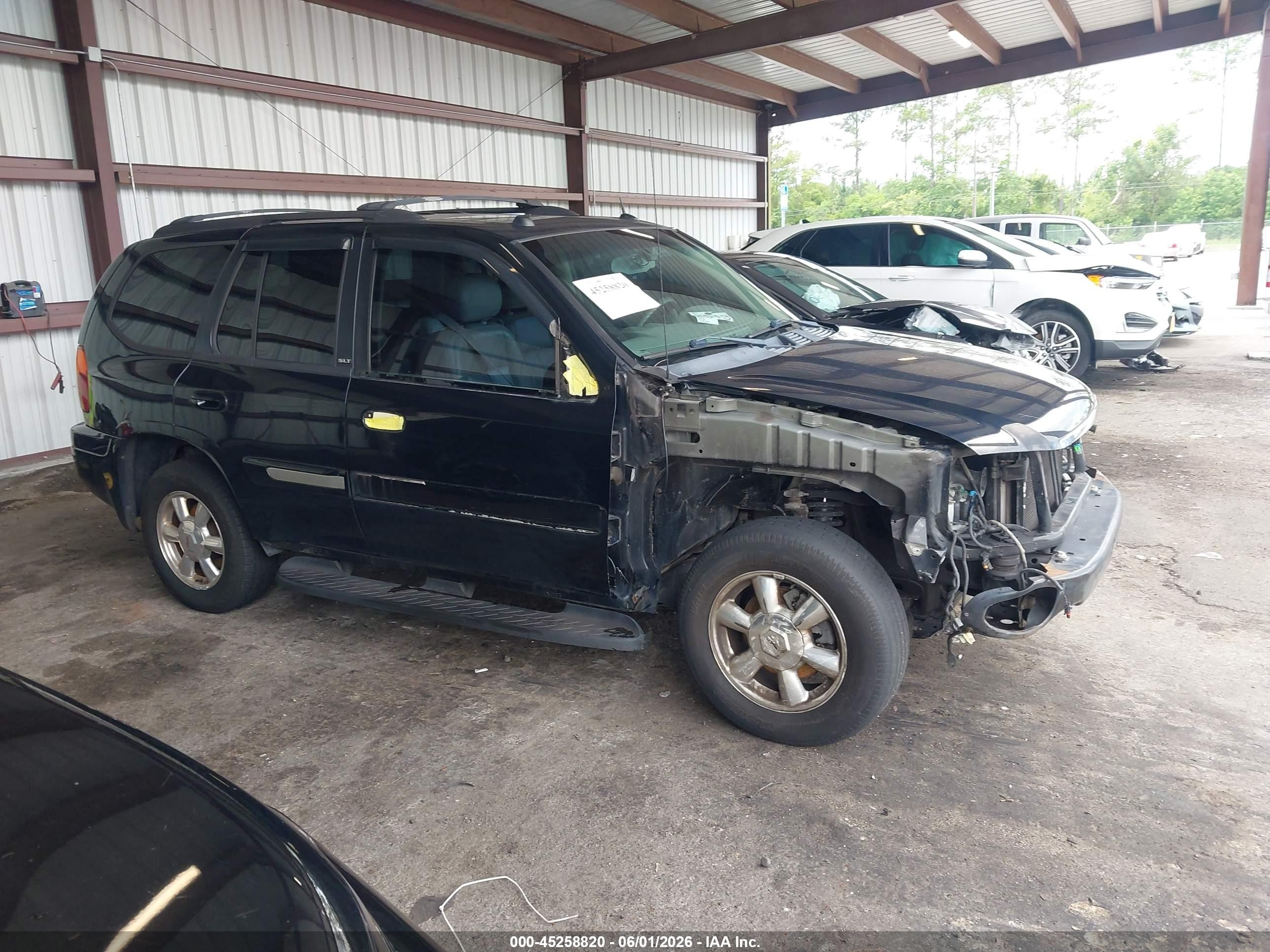 2005 Gmc Envoy Slt Черный vin: 1GKDT13S152252741