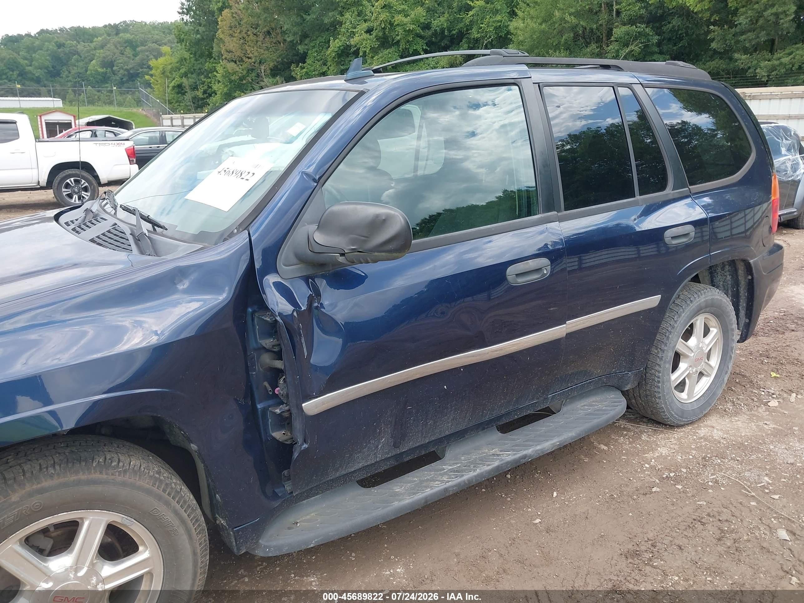 2008 Gmc Envoy Sle Blue vin: 1GKDT13S182149274
