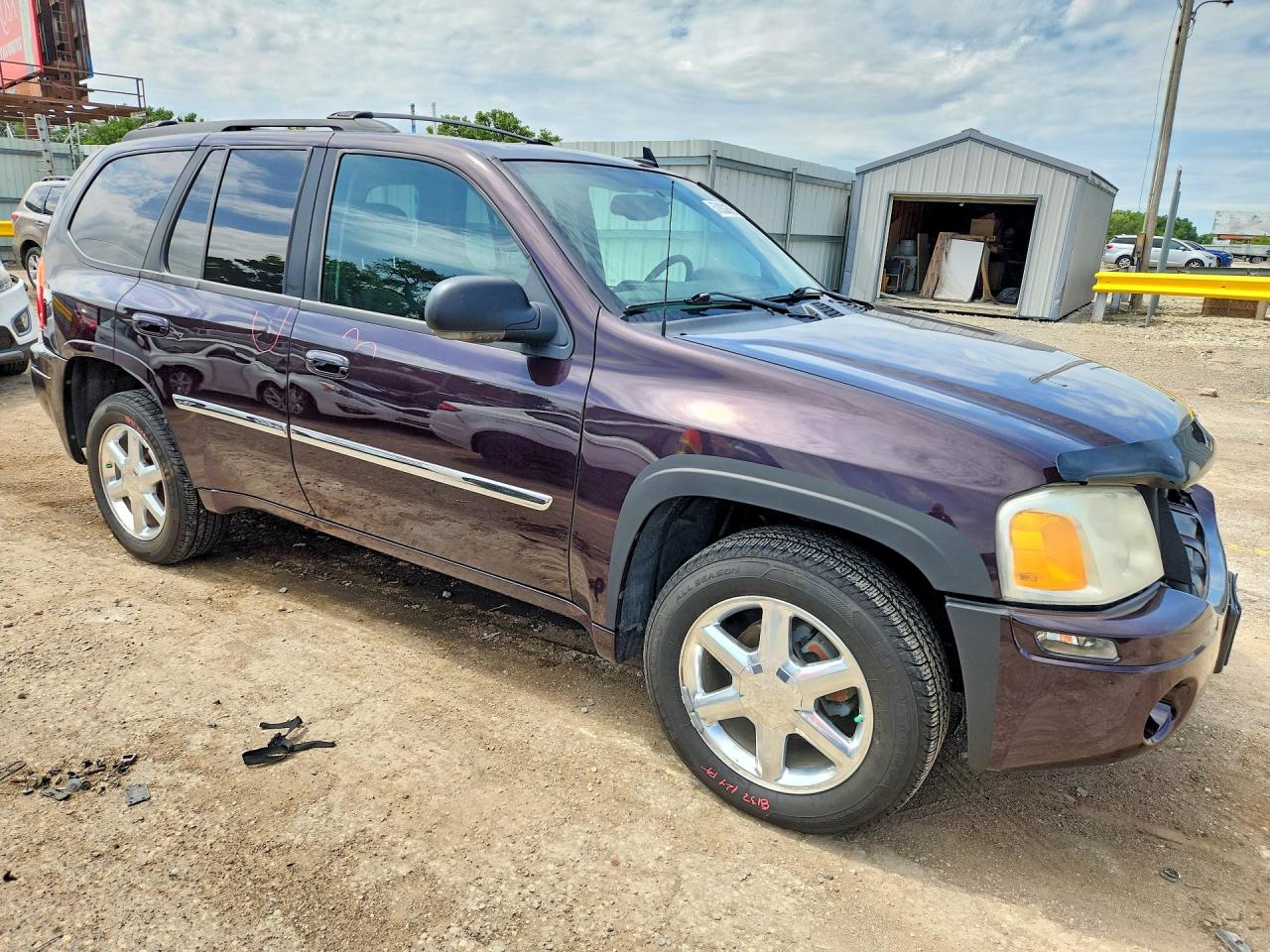 2008 Gmc Envoy Purple vin: 1GKDT13S182258432