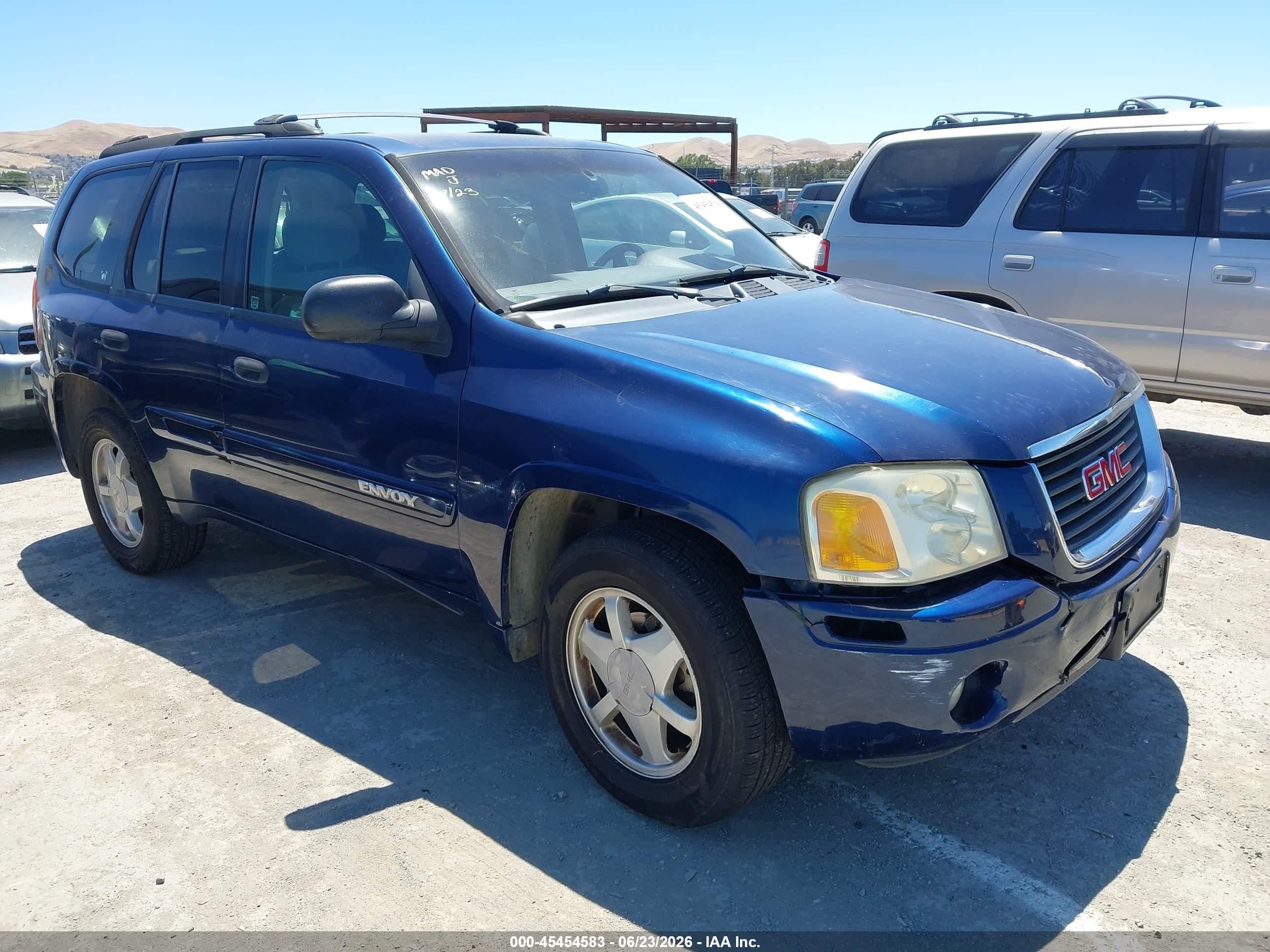 2002 Gmc Envoy Sle Blue vin: 1GKDT13S222451616