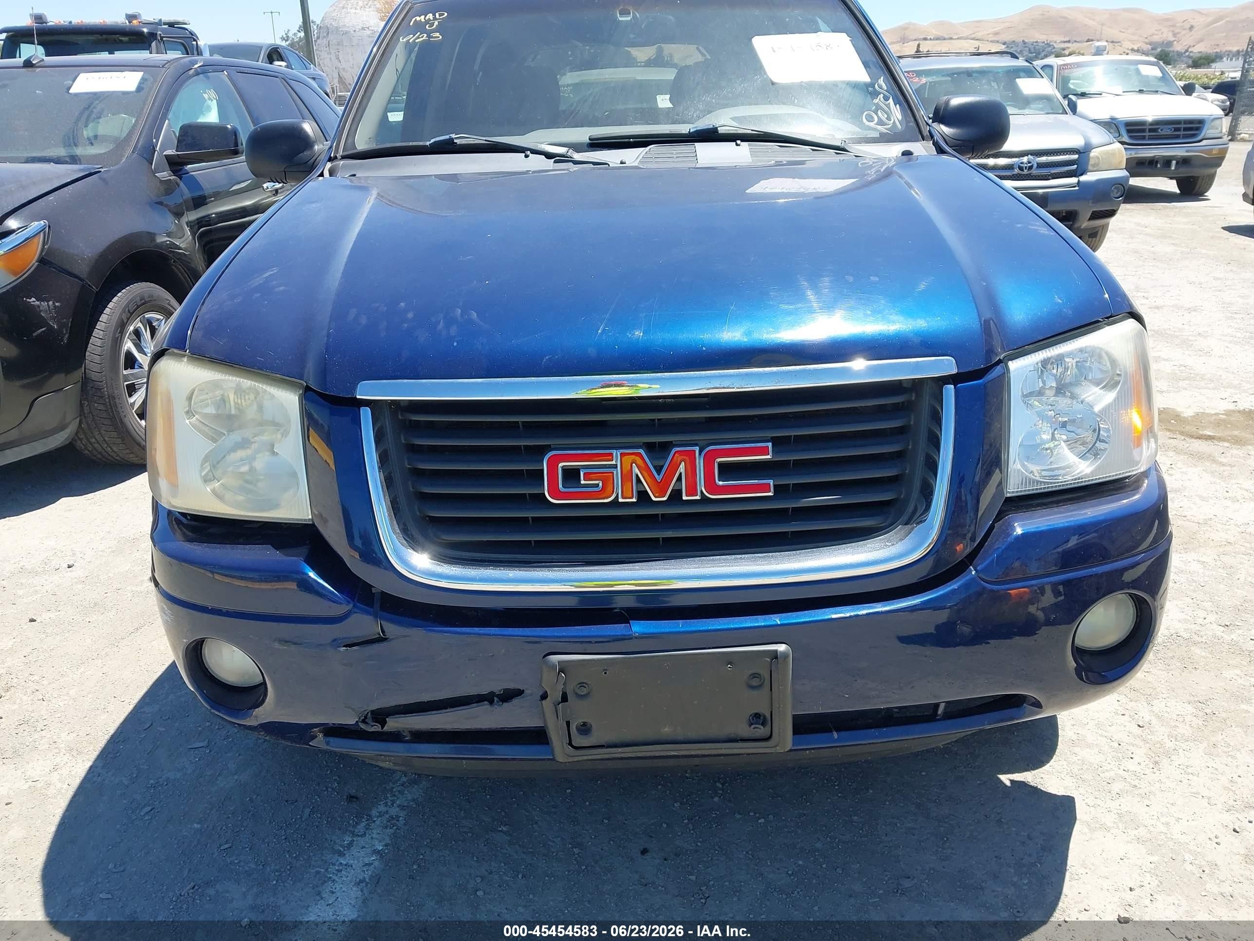 2002 Gmc Envoy Sle Blue vin: 1GKDT13S222451616